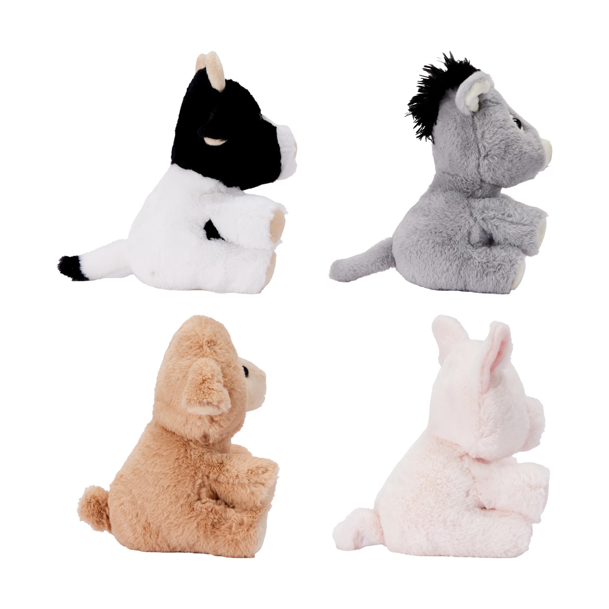3 Soft Faux Fur Farm Animal - Assorted, 3 of 7
