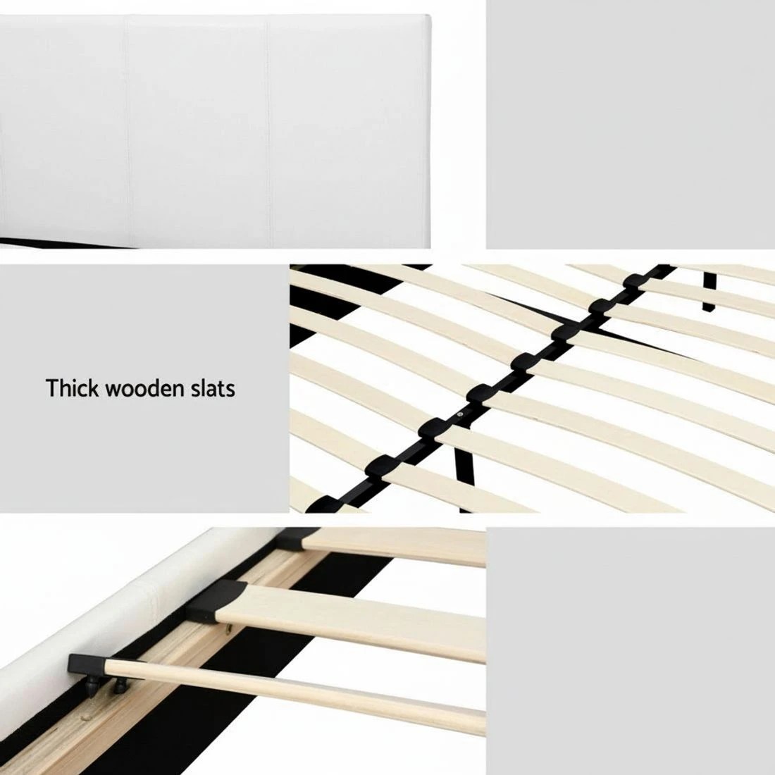 7 Artiss Bed Frame Double Size - White, 7 of 8