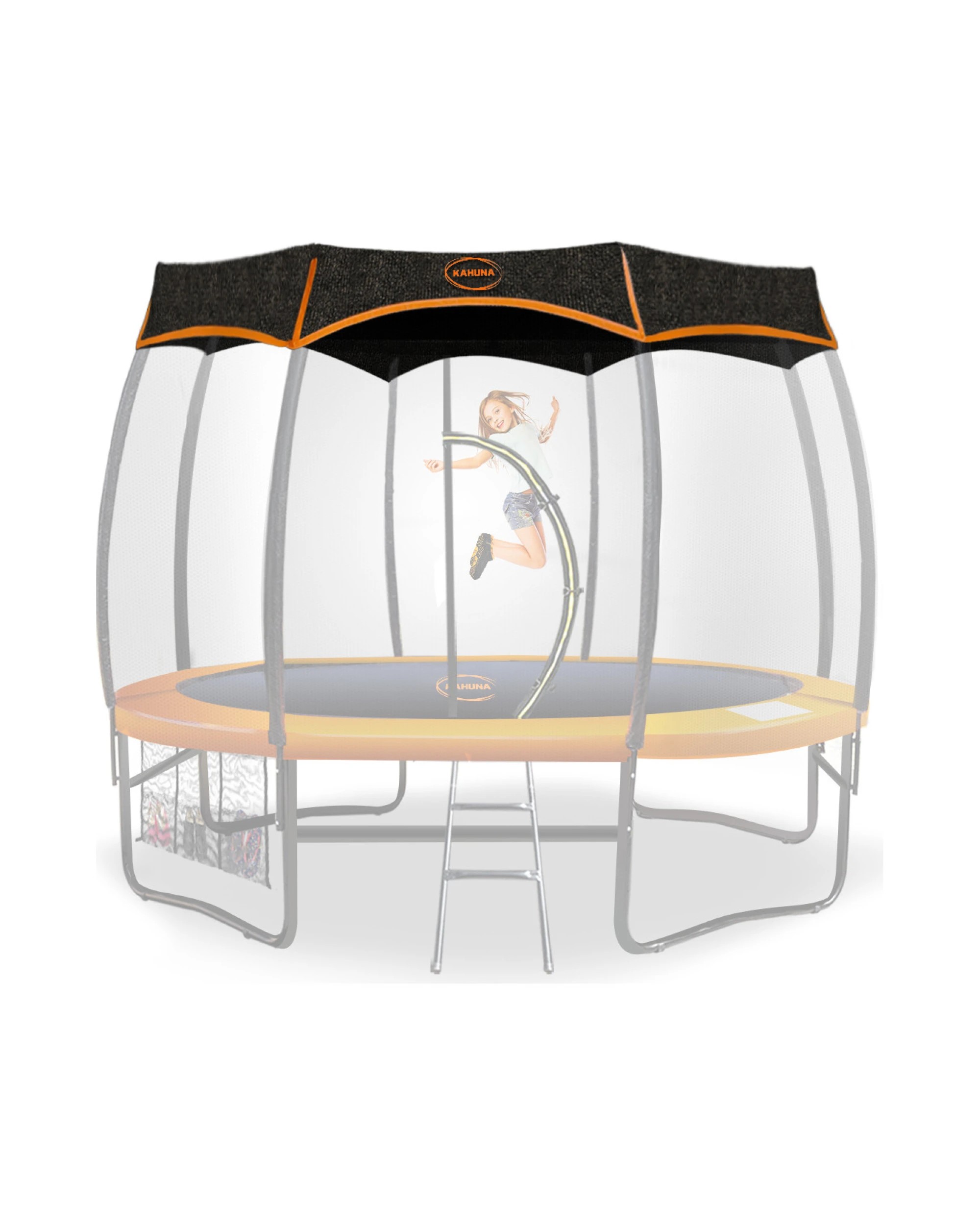 1 Kahuna 10ft Removable Twister Trampoline Roof Shade Cover, 1 of 3