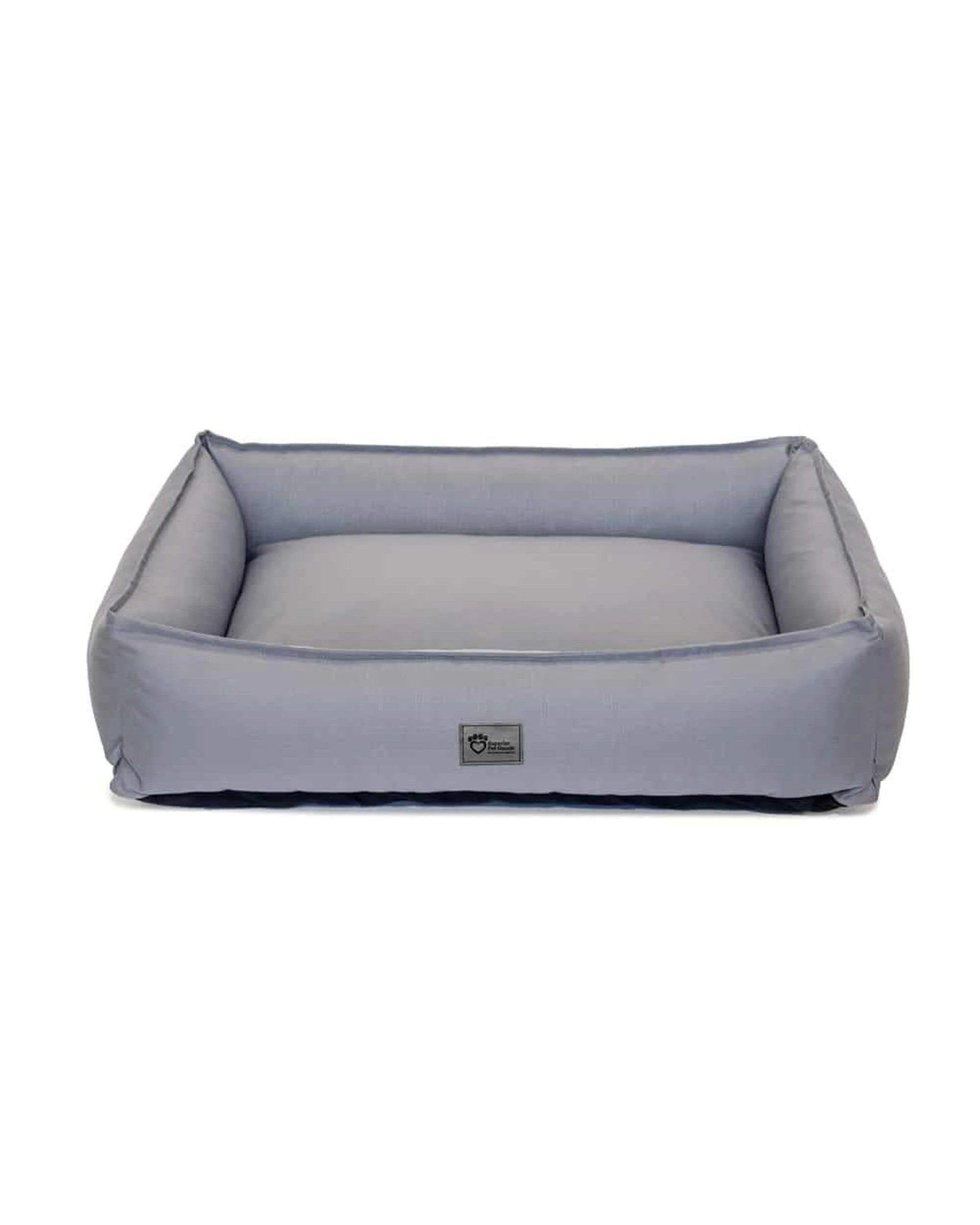 8 Superior Pet Goods Ripstop Durable Dog Lounger Bed Steel Grey Large 116cm - Grey, 8 of 10