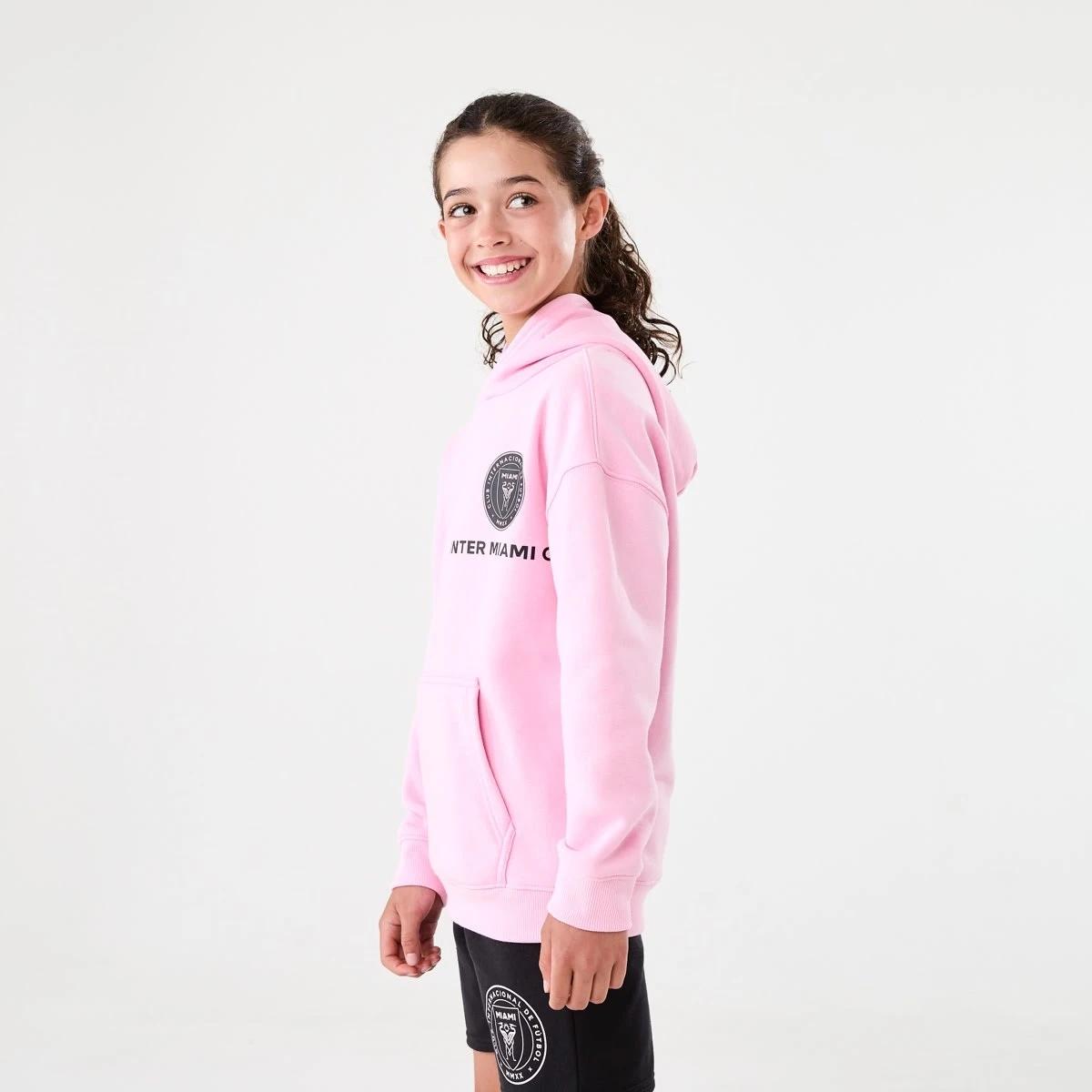 2 Official Inter Miami Kids Hoodie True Pink, 2 of 10