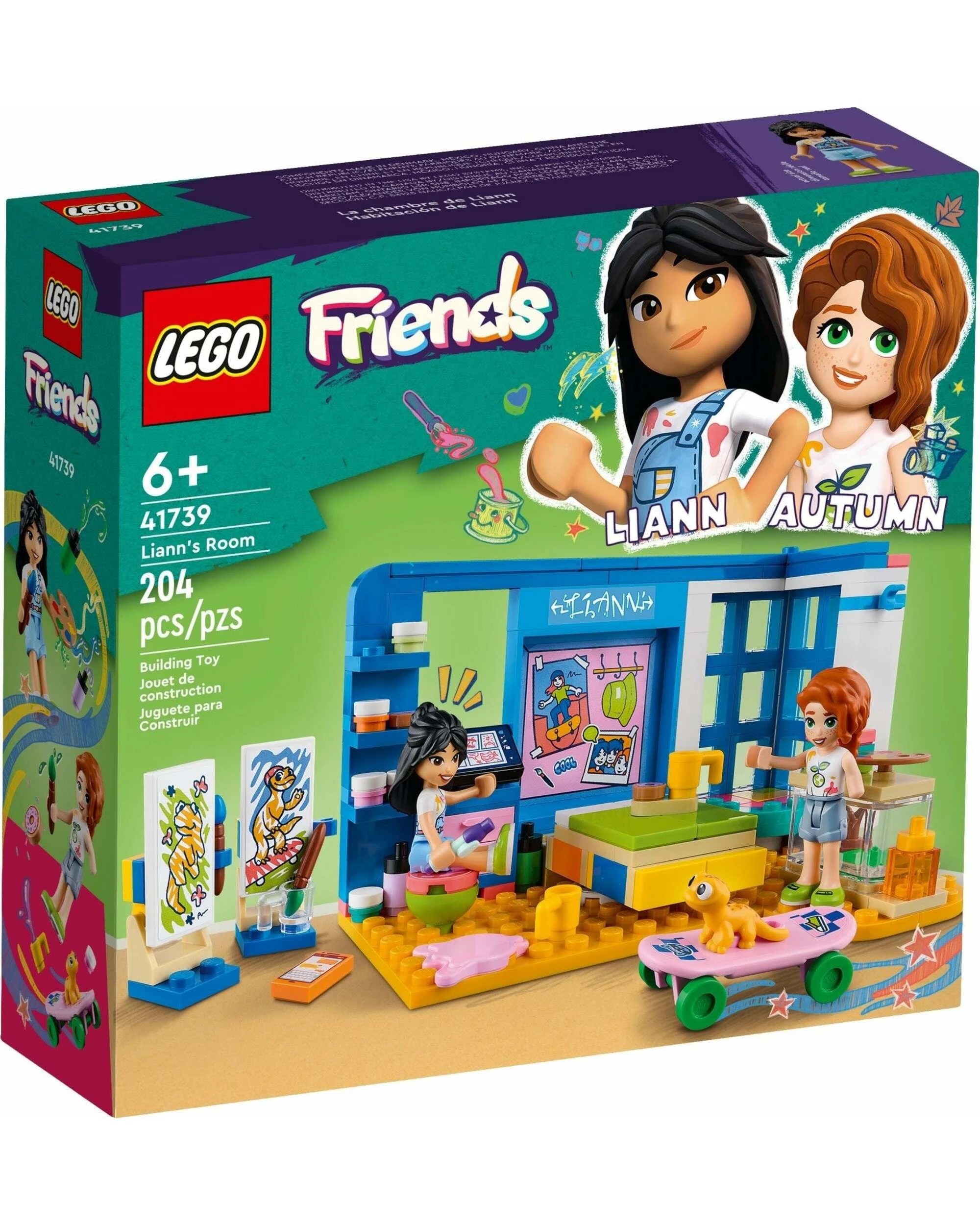 1 LEGO Friends 41739 Liann's Room Playset, 1 of 5