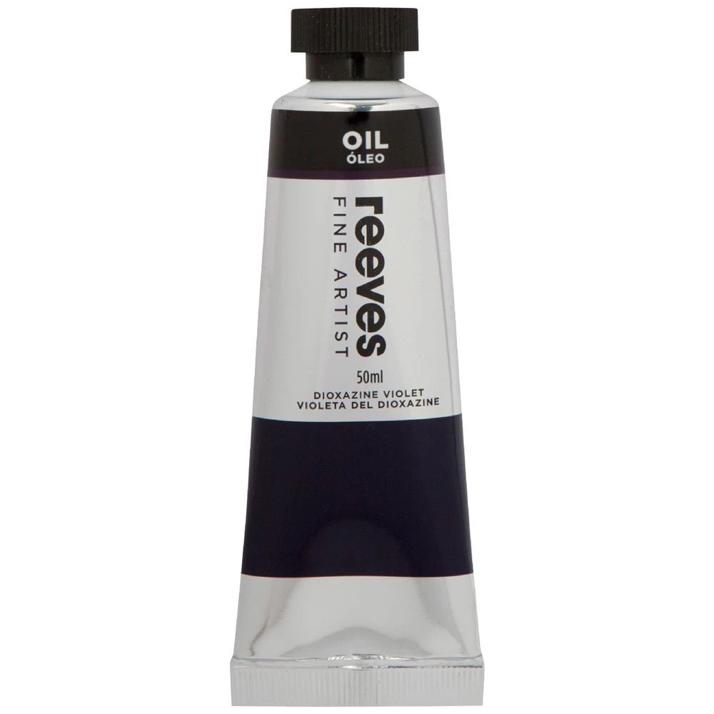 1 Reeves Oil Paint 50mL Dioxazine Violet, 1 of 1