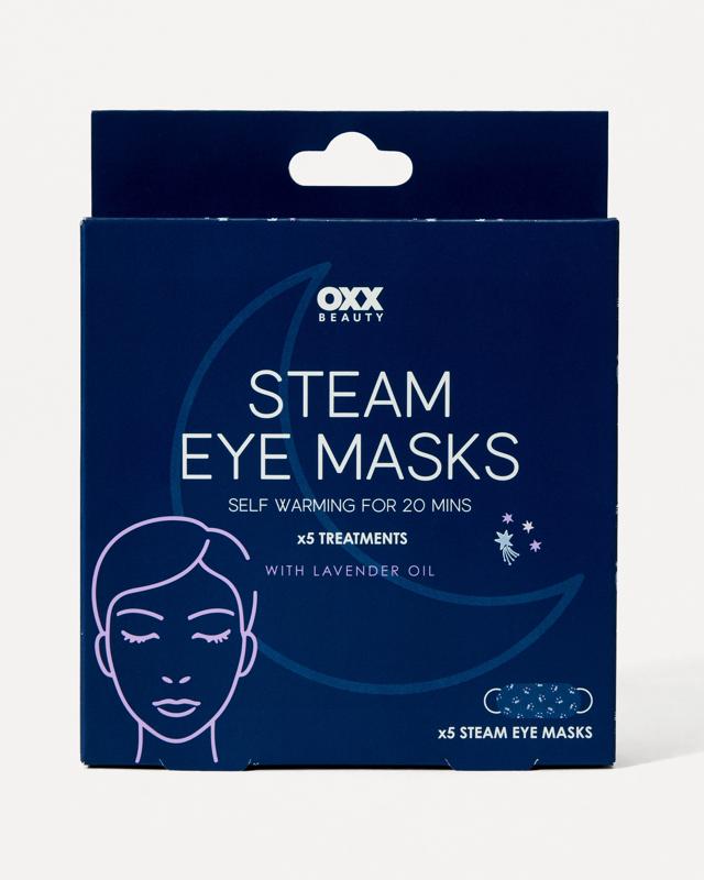 OXX Beauty 5 Piece Steam Eye Masks - Lavender