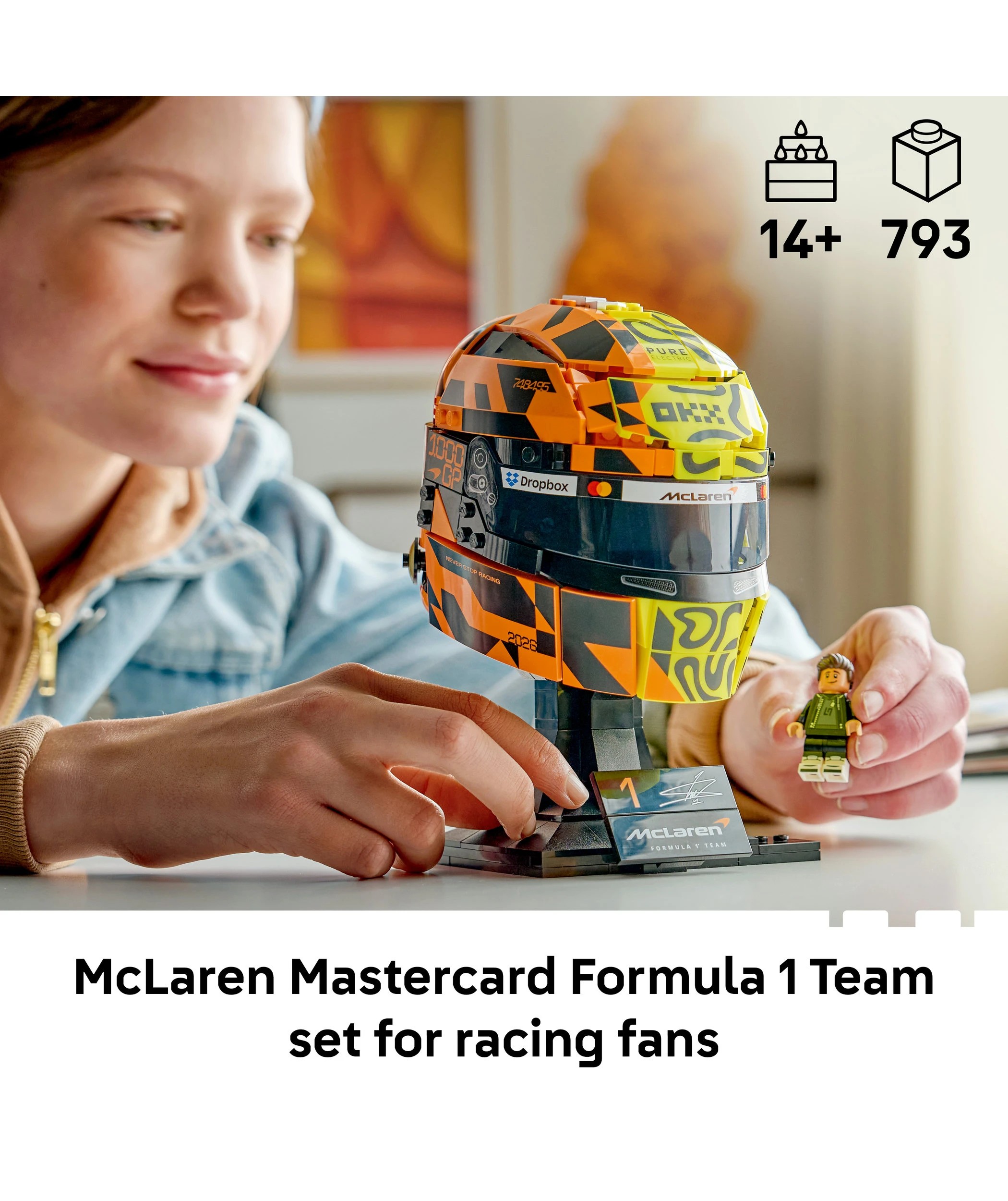 4 LEGO Editions McLaren Mastercard F1 Team Lando Norris Helmet 43023, 4 of 11