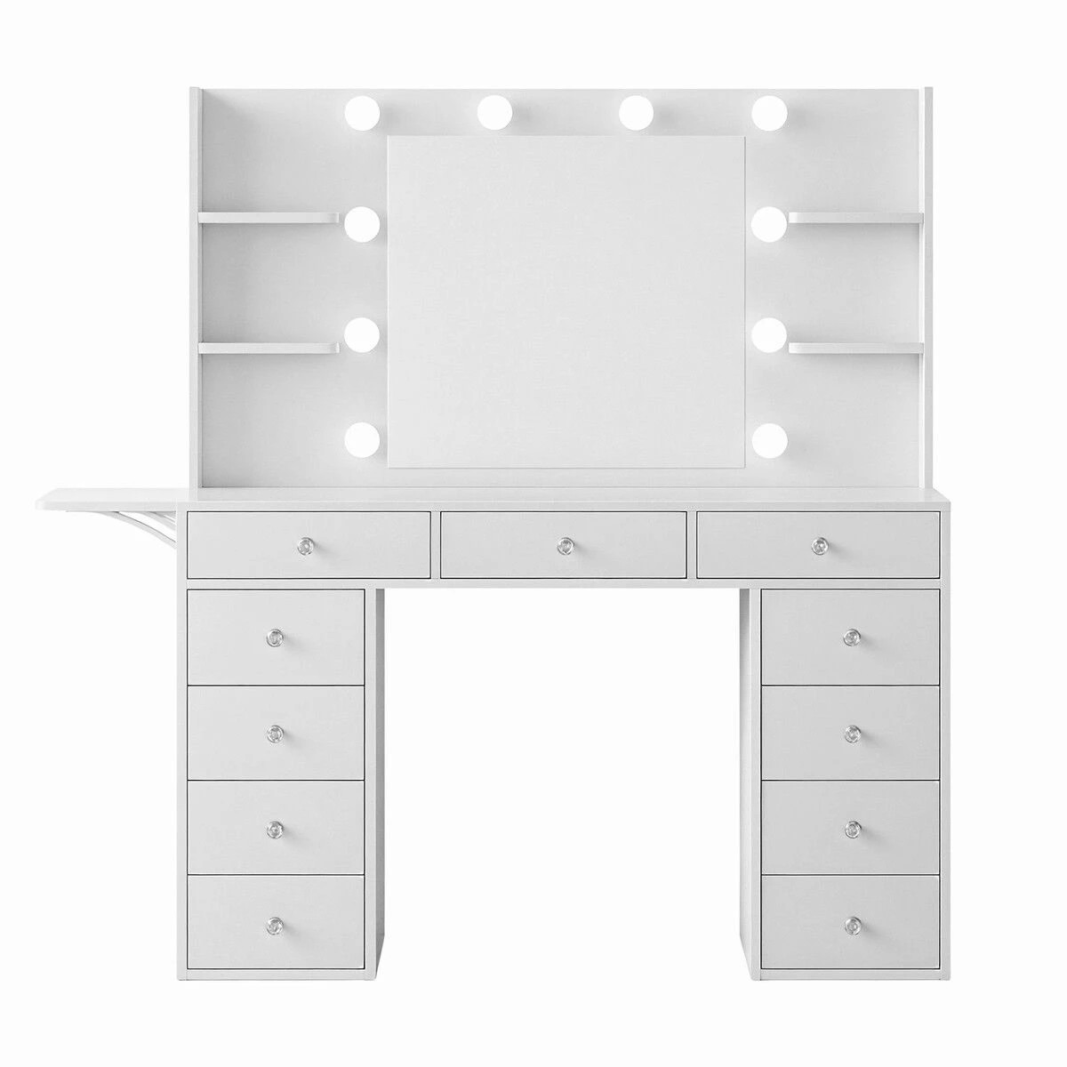 1 AUSWAY Luxury Makeup Vanity Table Hollywood Mirror Dressing Desk, 1 of 3