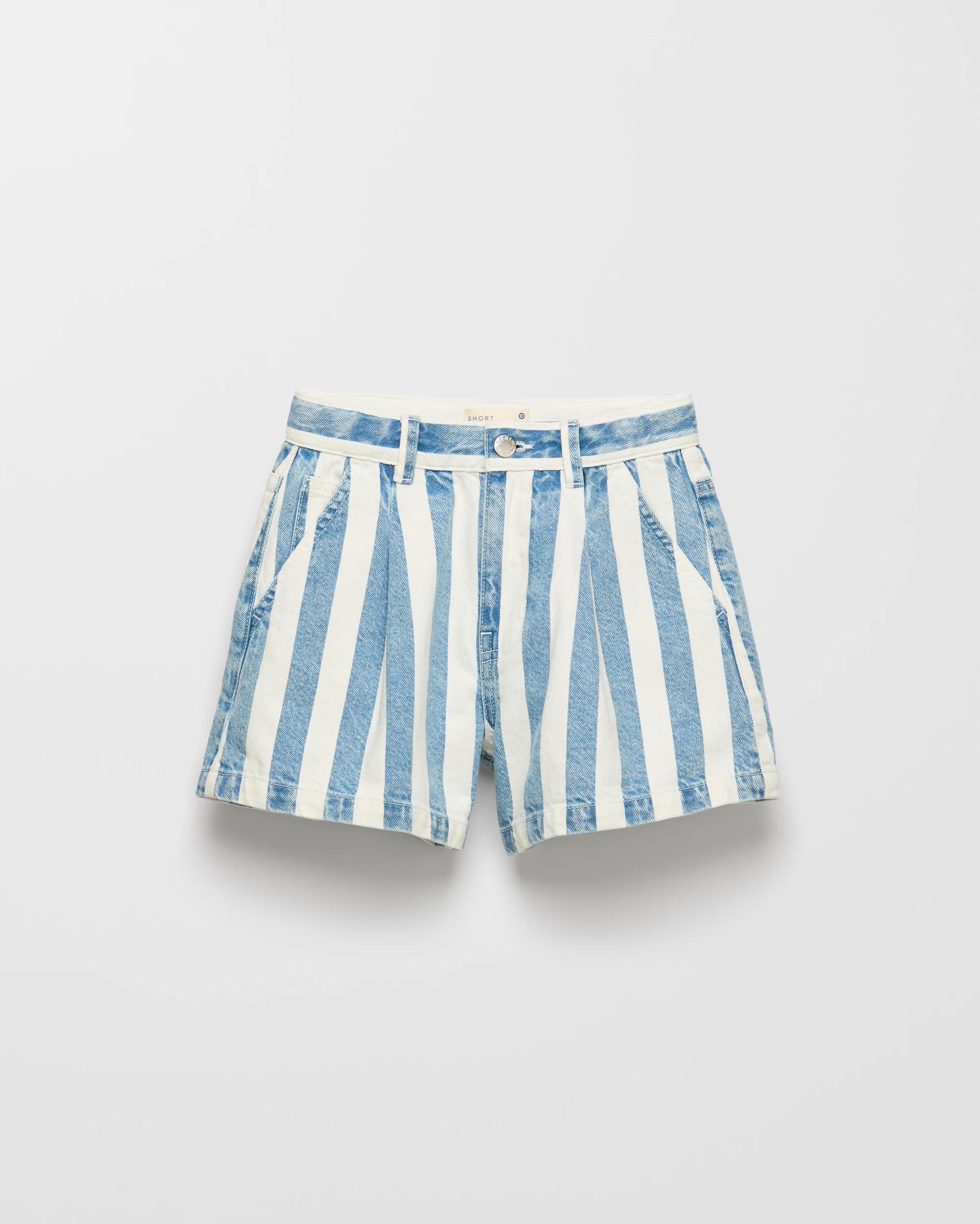 5 Target Denim Shorts BLEACH STRIPE, 5 of 6