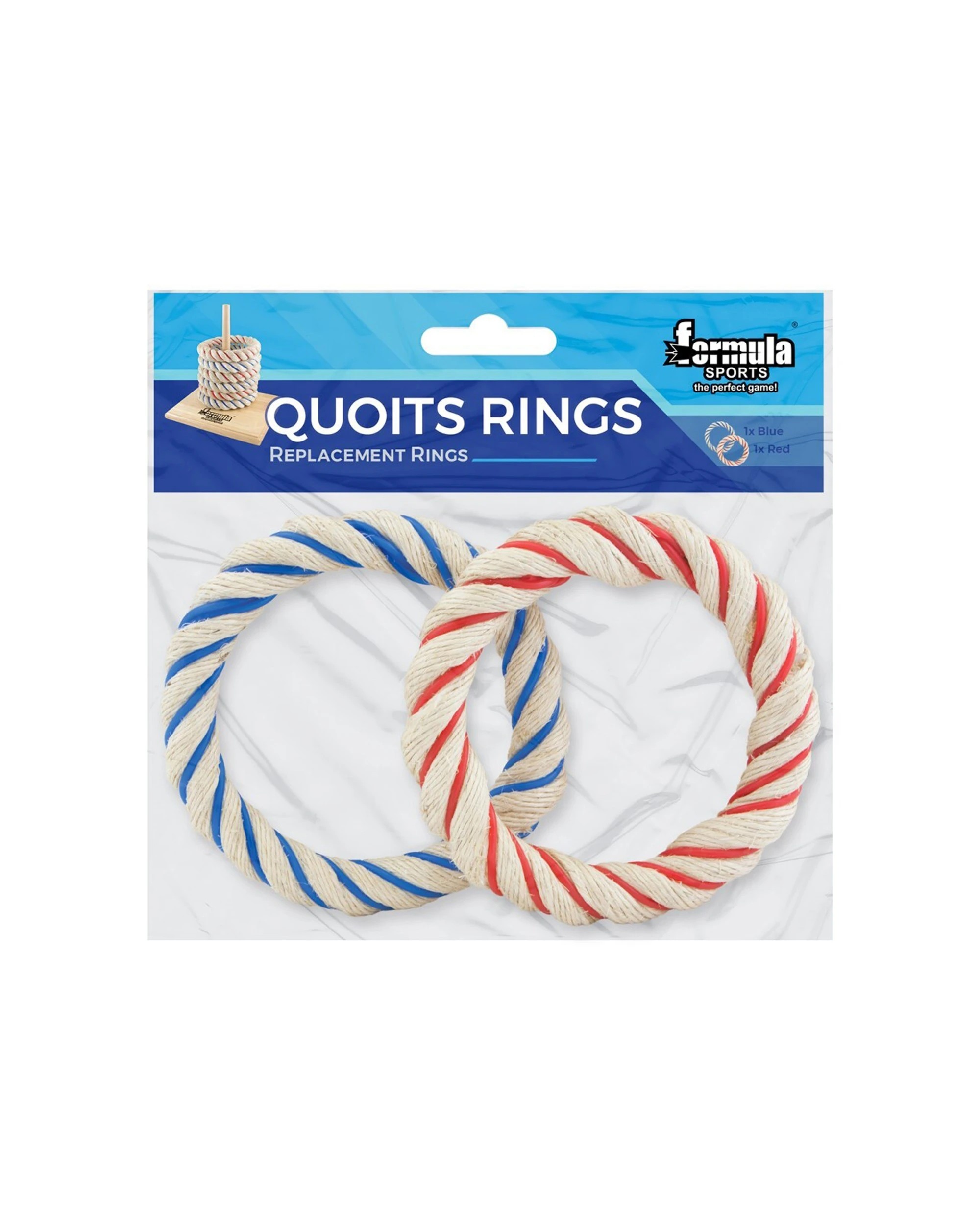 2 Formula Sports 2x 2pc Replacement Rope Quoits Rings Accessory Set - Multi, 2 of 2