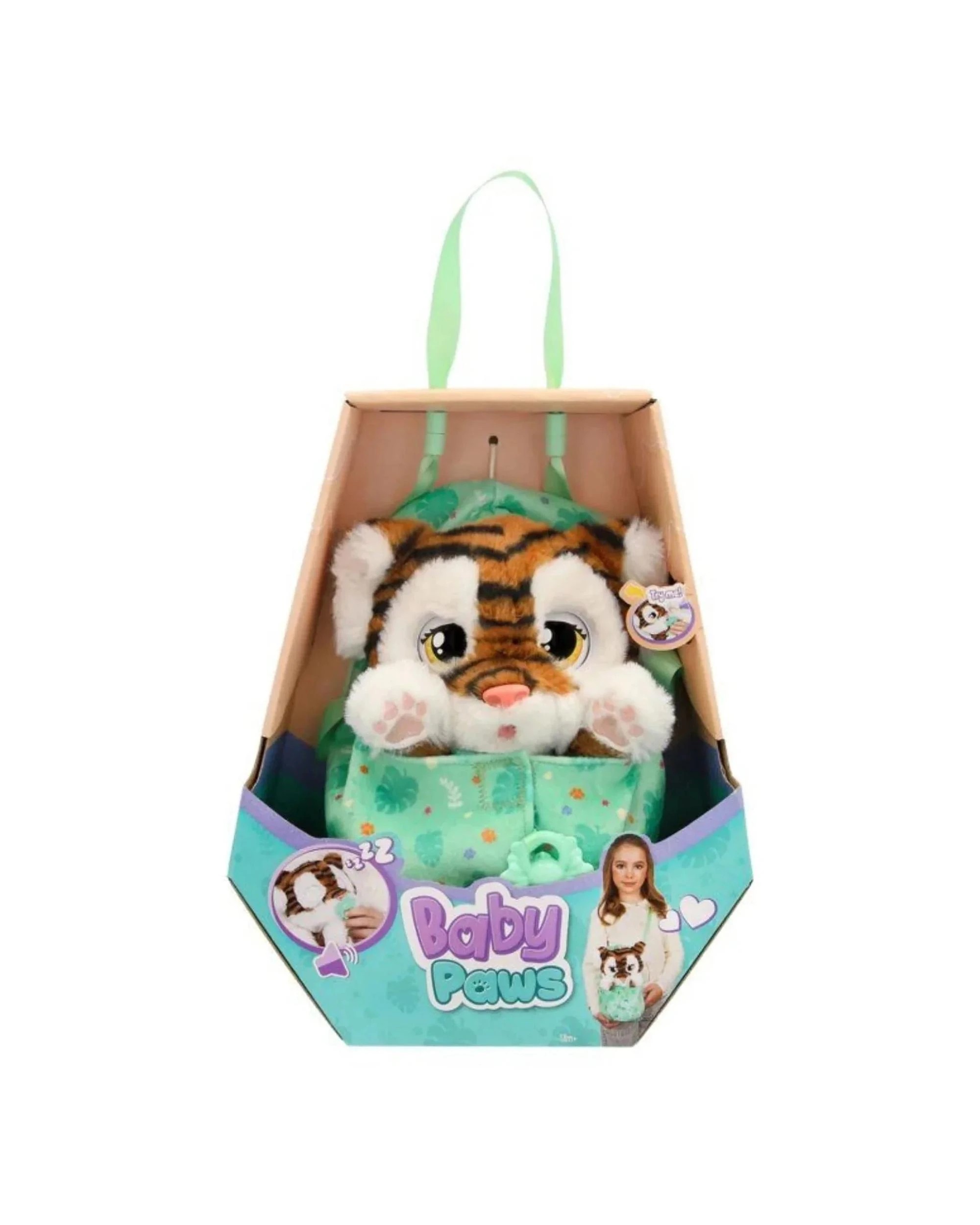 1 Baby Paws Tiger Plush, 1 of 4