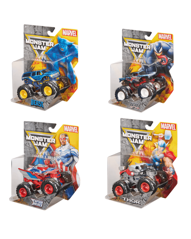 Monster Jam Marvel 1:64 Scale Truck - Asso