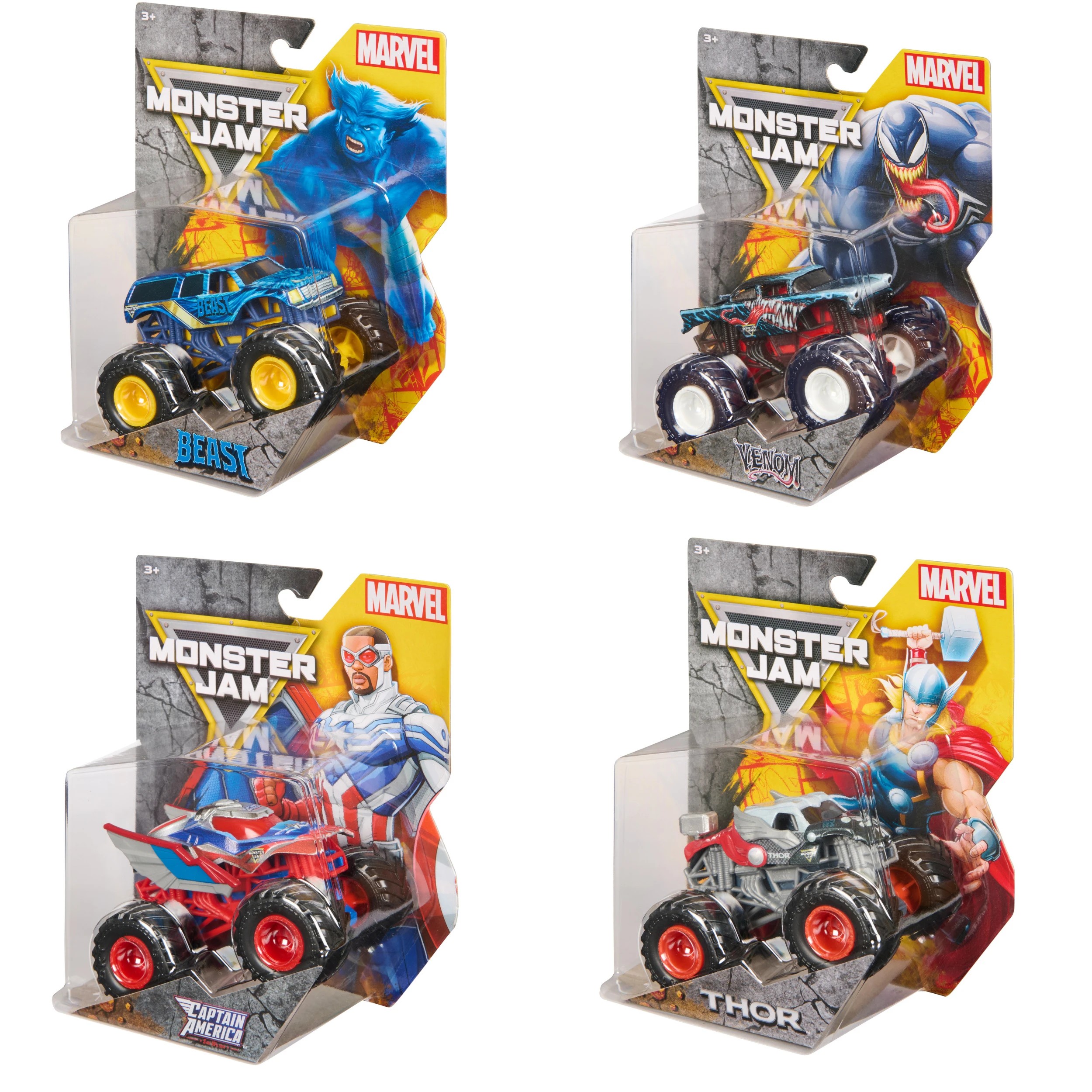 1 Monster Jam Marvel 1:64 Scale Truck - Assorted, 1 of 5