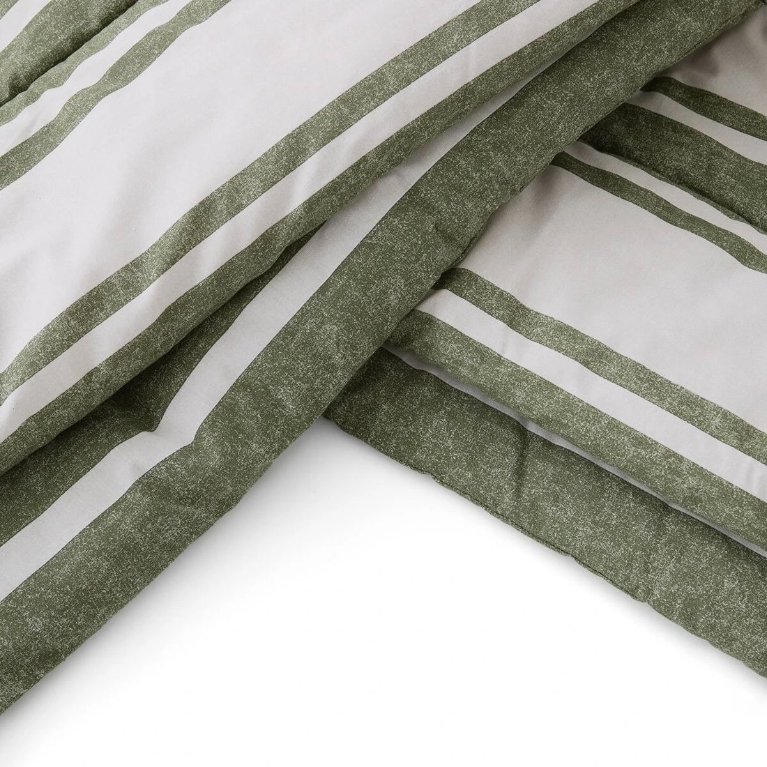 6 Eden Reversible Comforter Set - Queen Bed, Green, 6 of 7