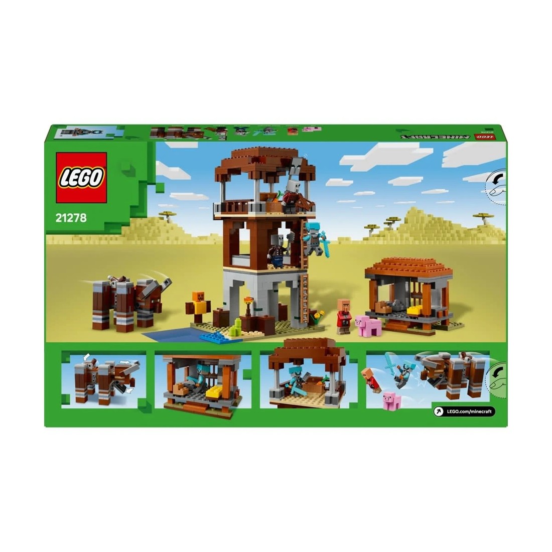 10 LEGO Minecraft The Pillager Outpost and Ravager 21278, 10 of 10