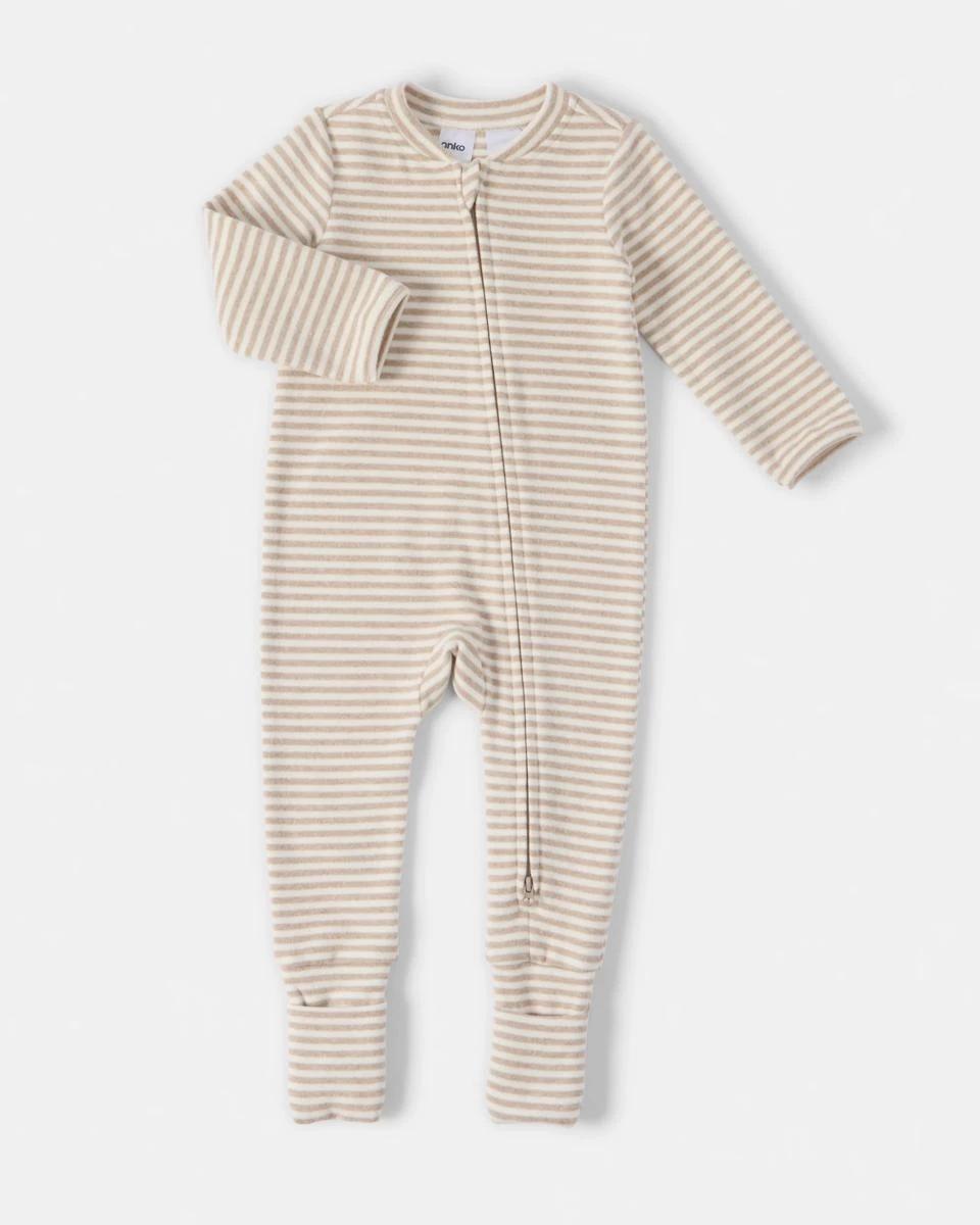 1 Cotton Sueded Coverall Bmrle Strp, 1 of 4