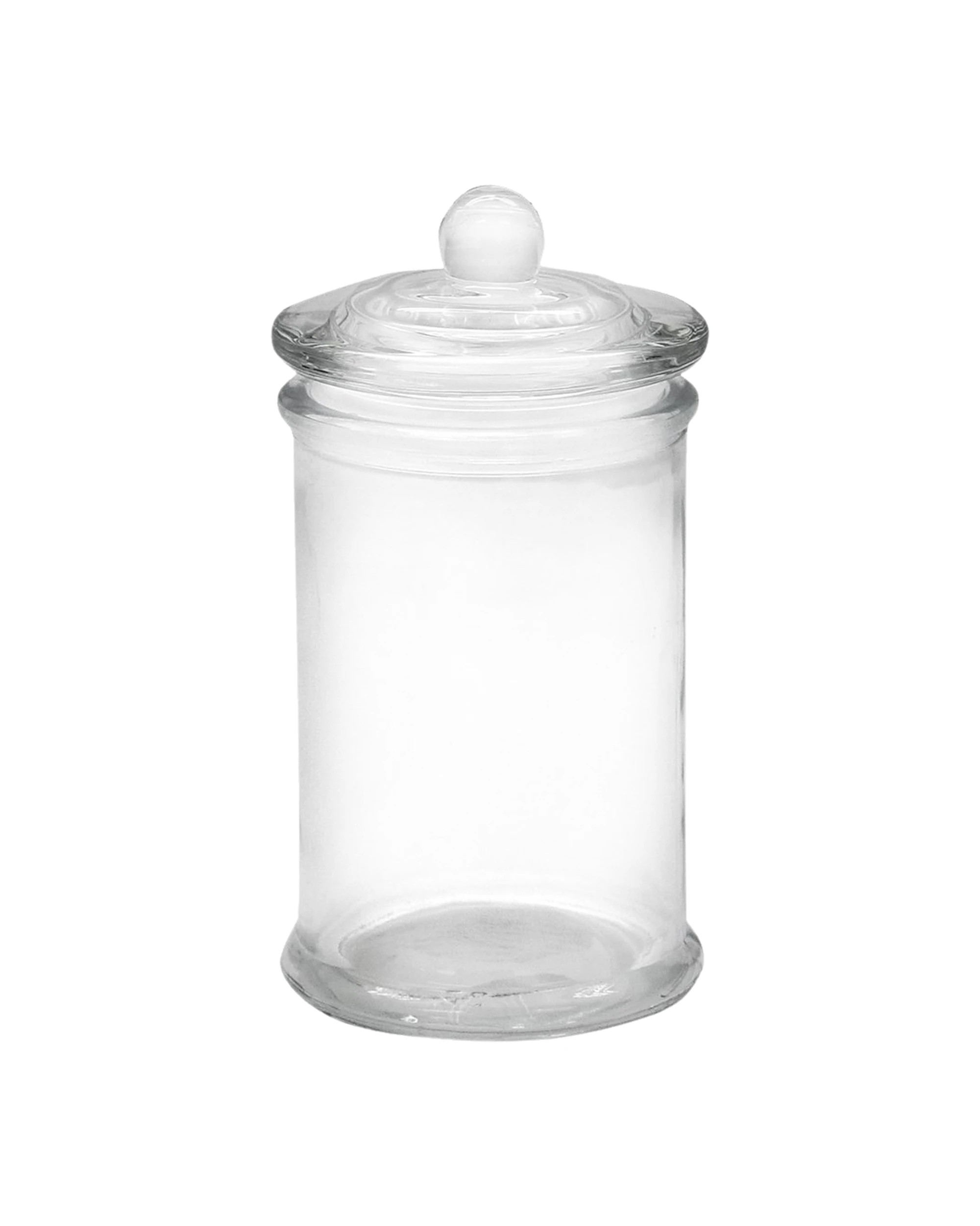 1 Lemon & Lime Glass Apothecary Jar With Lid 150ml, 1 of 2