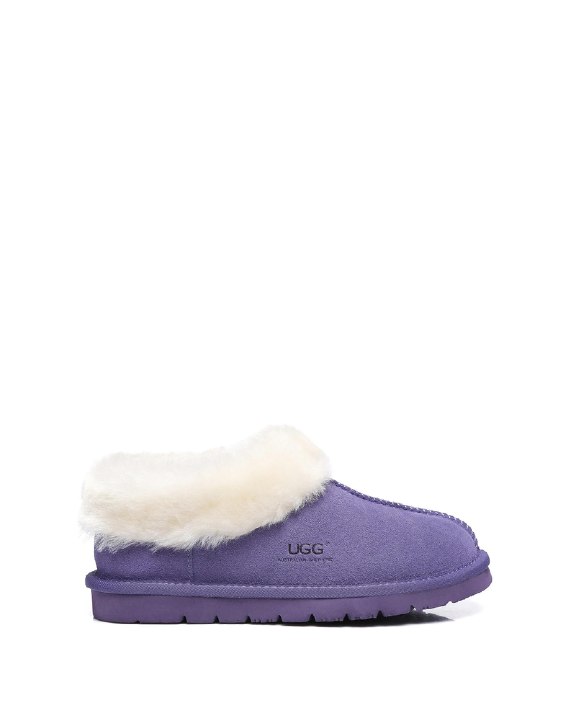 1 Australian Shepherd UGG Unisex Homey Slippers LILAC, 1 of 5