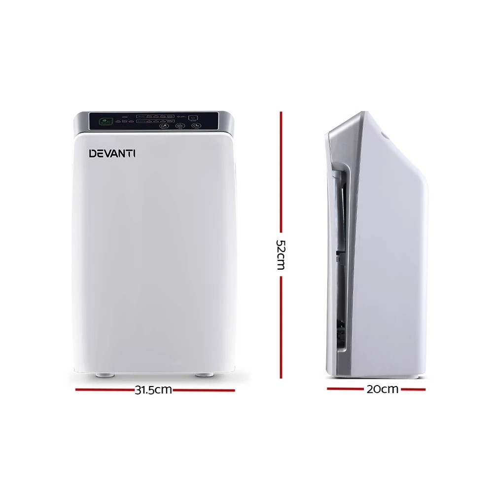 2 Devanti Air Purifier 4 Stage HEPA Filter - Multi, 2 of 7