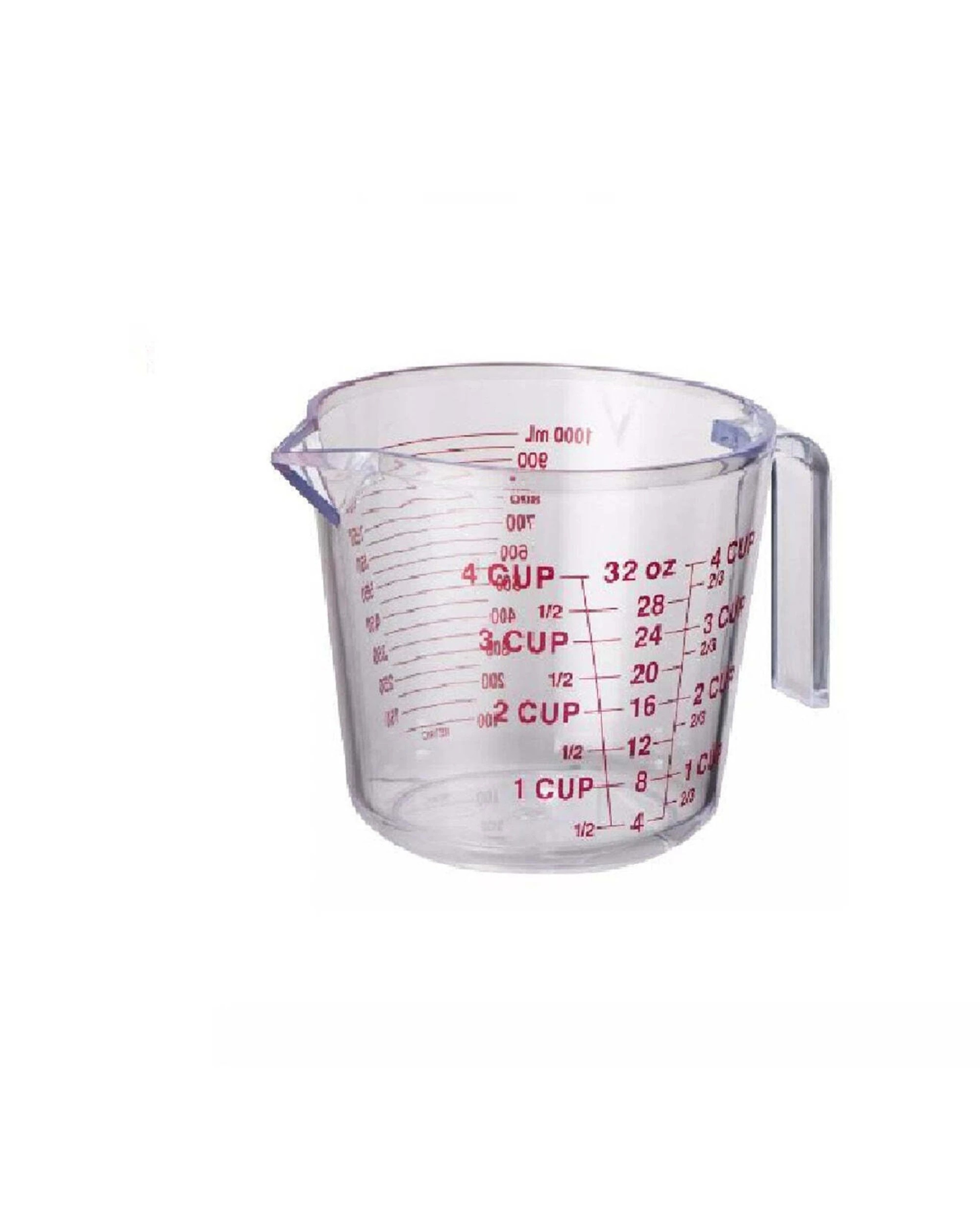 1 Avanti Plastic 600ml Flour Water Kitchen Measuring Jug BPA Plastic Stackable - Clear, 1 of 1