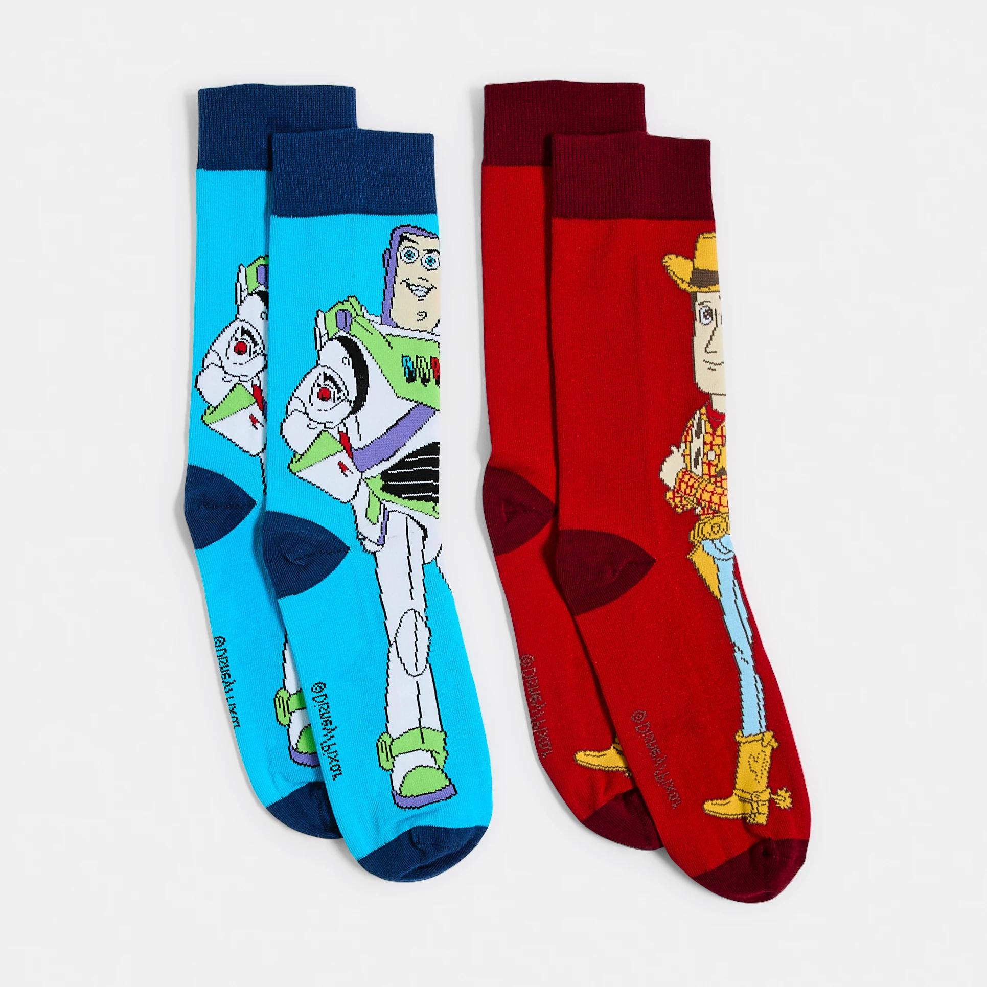 1 2 Pack Toy Story License Socks 2PK TOY STORY, 1 of 3