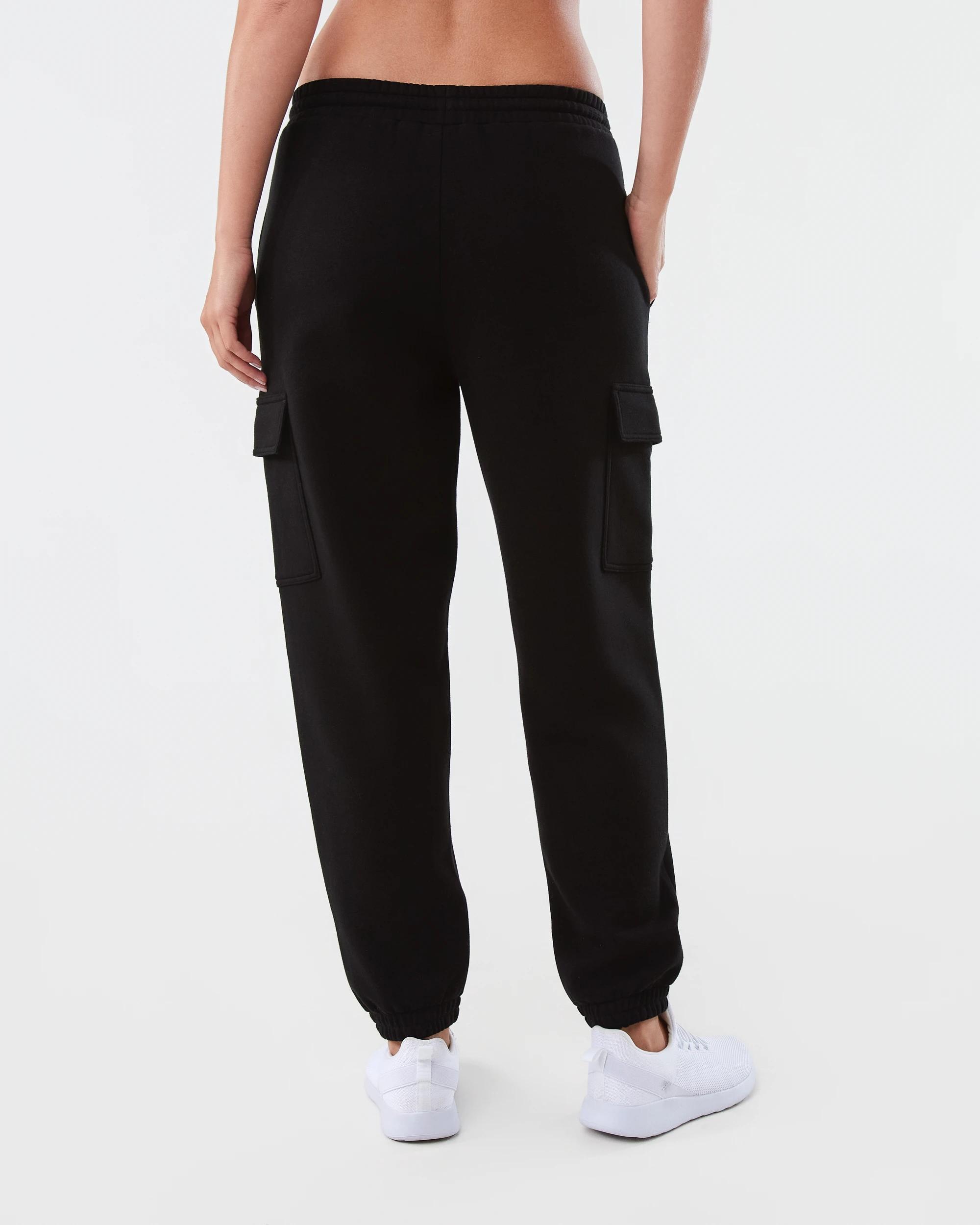 3 Cargo Cuff Trackpants Black, 3 of 6