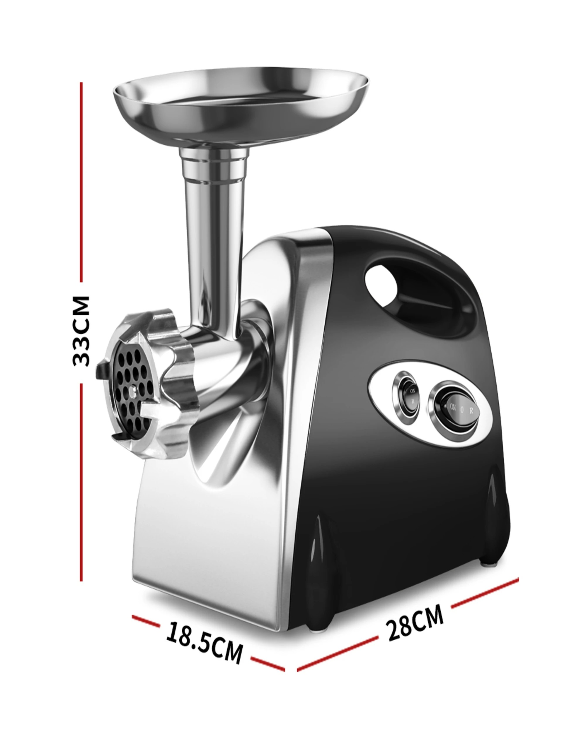 3 Spector 800W Electric Meat Grinder Mincer -Black, 3 of 7