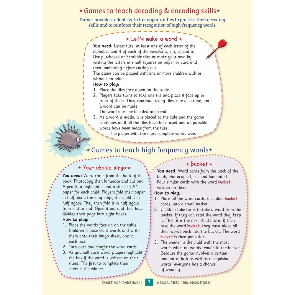 3 Targeting Phonics Book 1, 3 of 8