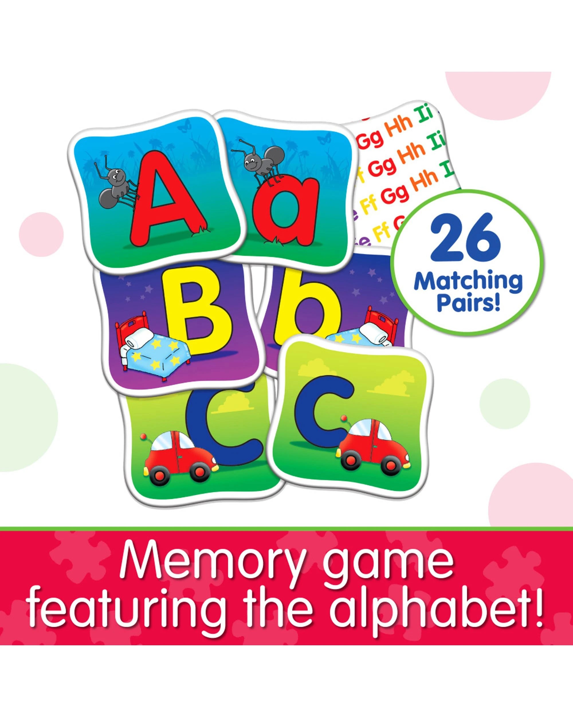 3 Learning Journey Match It Memory Alphabet, 3 of 6