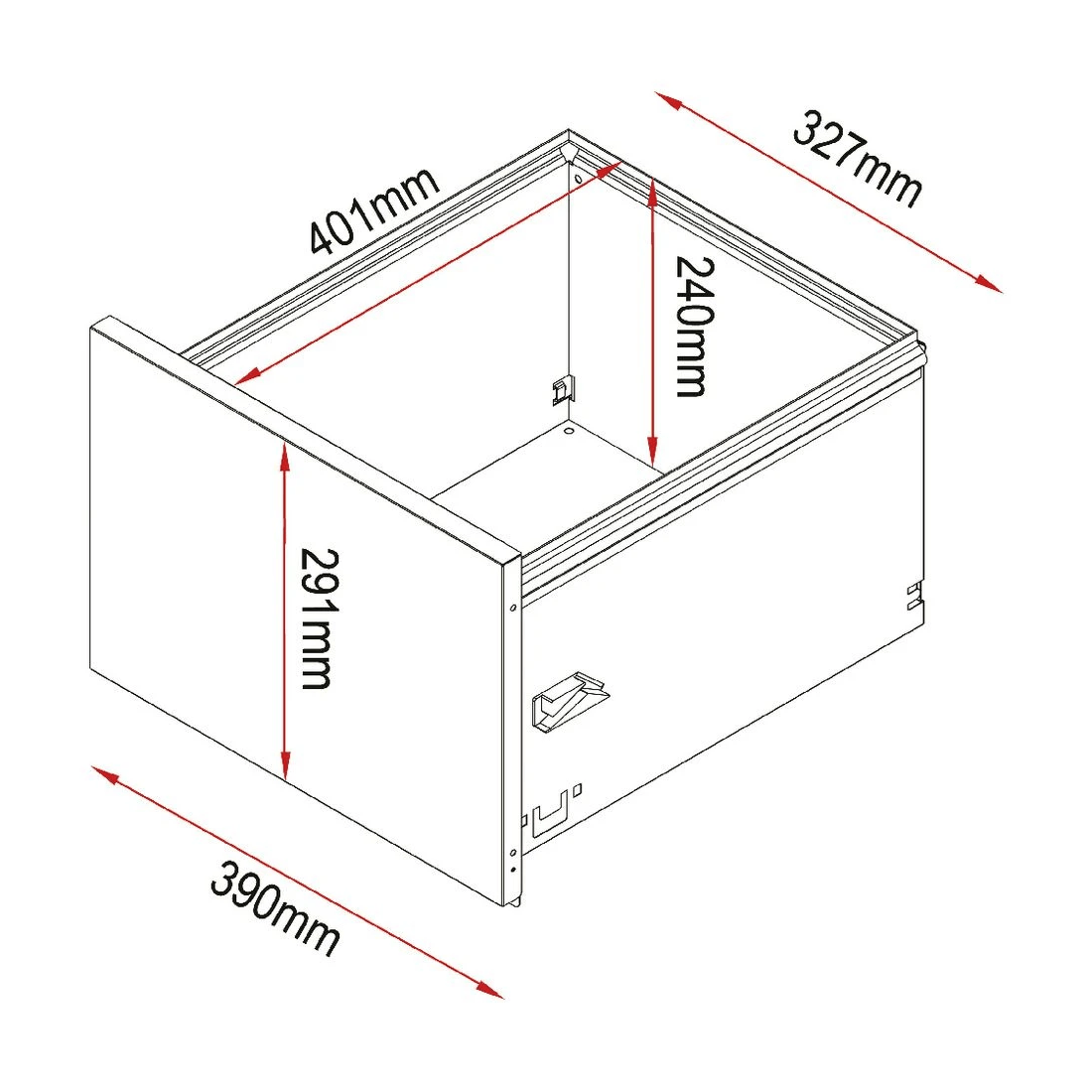 5 Otto Venturo 2 Drawer Filing Cabinet White, 5 of 6