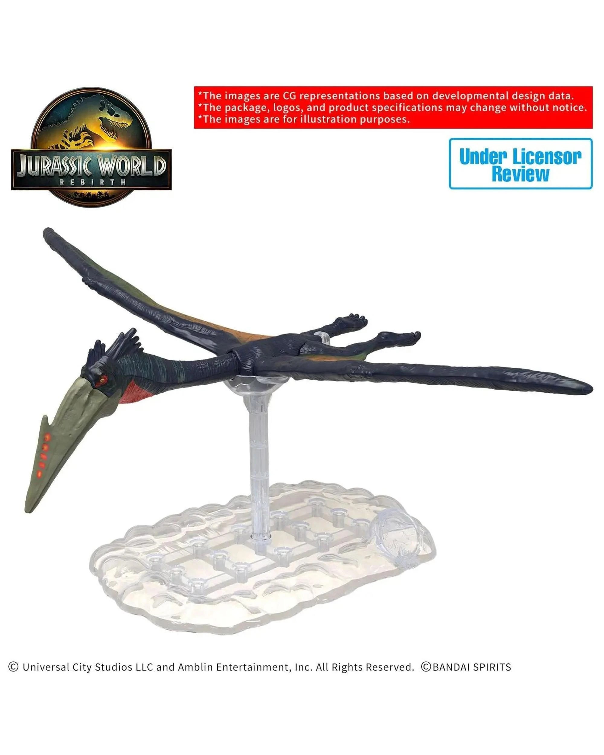 4 Bandai Plannosaurus Jurassic World Quetzalcoatlus Model Kit, 4 of 4