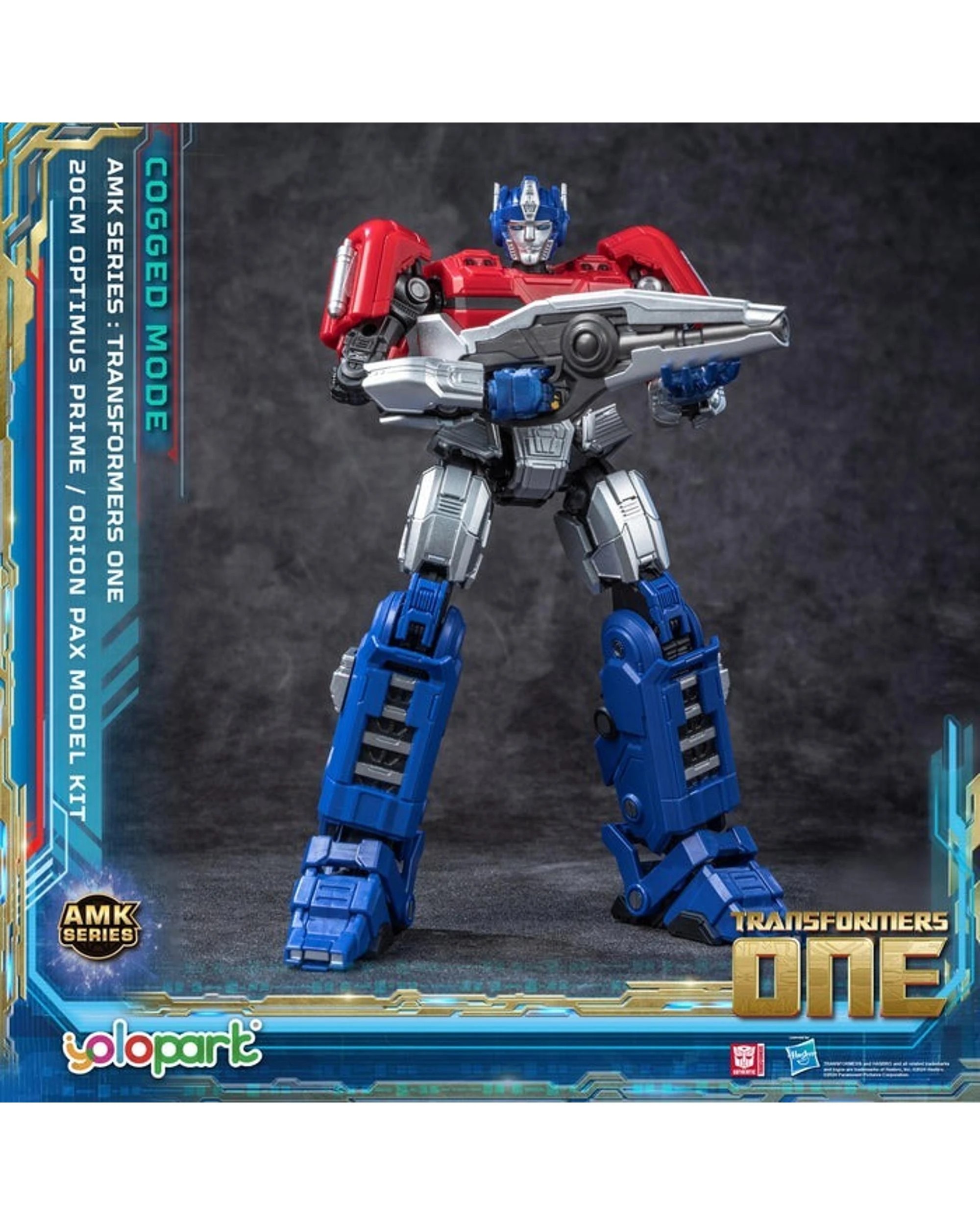 4 Yolopark Transformers One Orion Pax Optimus Prime Cogged Mode AMK Series 20cm Advance Model Kit, 4 of 6