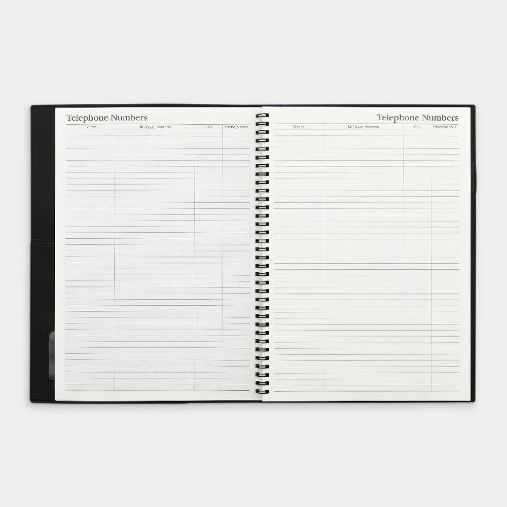 6 Collins Debden Vanessa A4 Week-to-View Undated Diary Black, 6 of 8