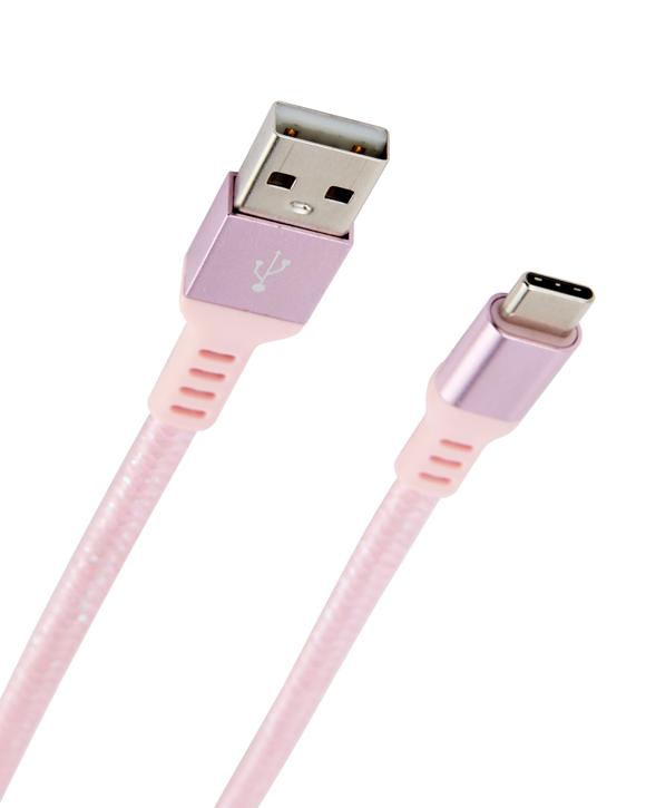 USBC Metal Cable 1m - Pink