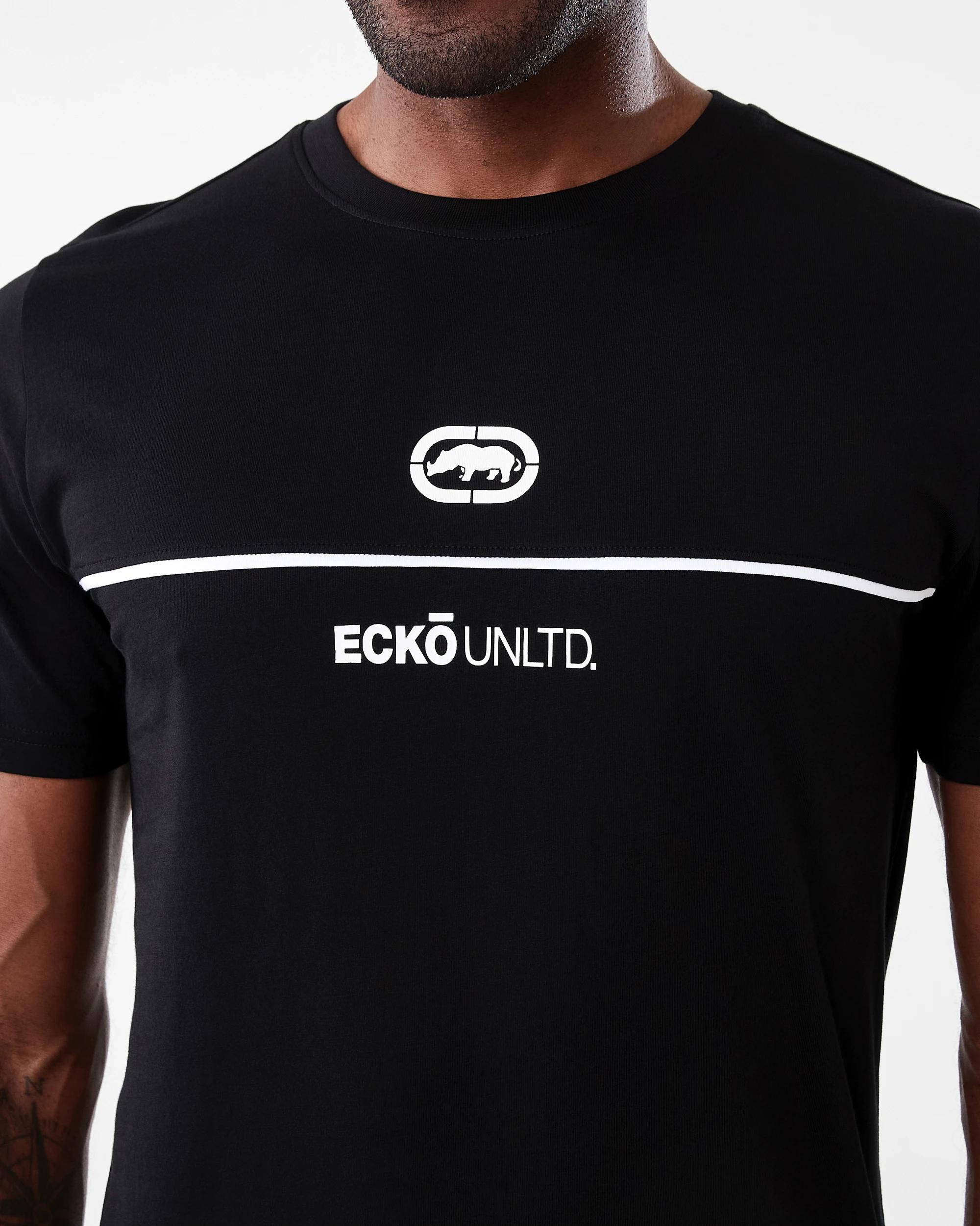 6 Ecko License Longline T-shirt Black, 6 of 7