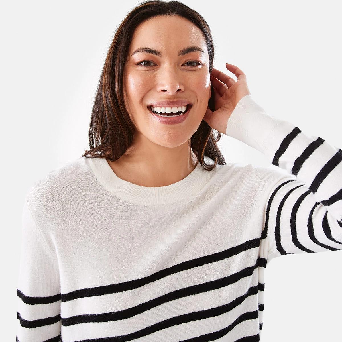 4 Crew Neck Jumper Snow Str, 4 of 6