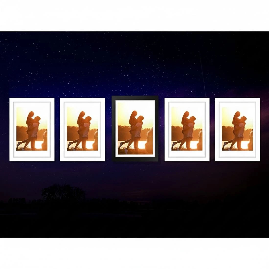 4 Artiss Photo Frames Art Holder 26PCS 8x10" 5x7" 4x6" 3.5x5" - Black, 4 of 7