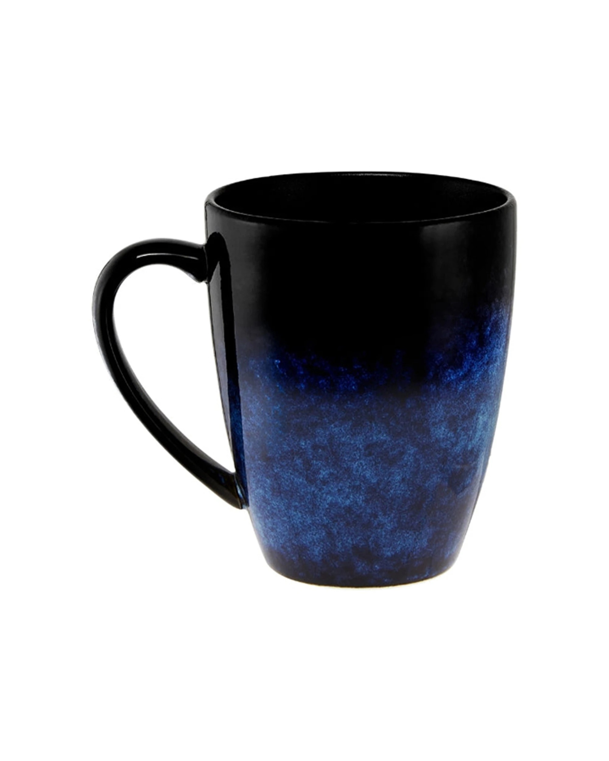2 Maxwell & Williams Caviar Coupe Mug 400ml Porcelain Dishwasher Safe Single - Blue, 2 of 3