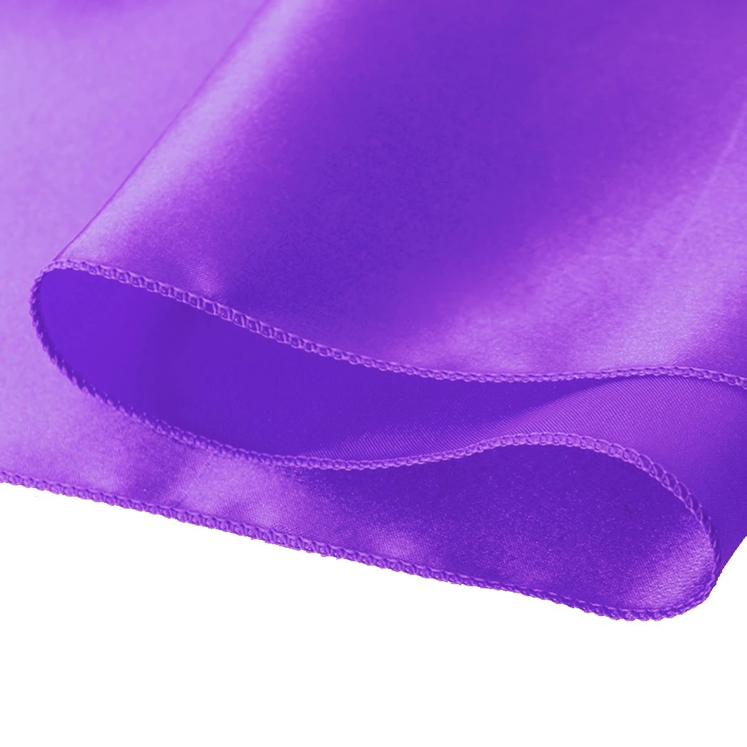 4 Traderight 50 Pcs Satin Chair Sashes - Purple, 4 of 7