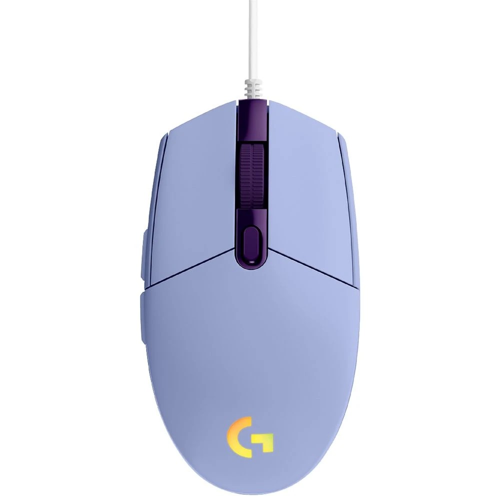 1 Logitech G203 LIGHTSYNC Gaming Mouse Lilac, 1 of 6