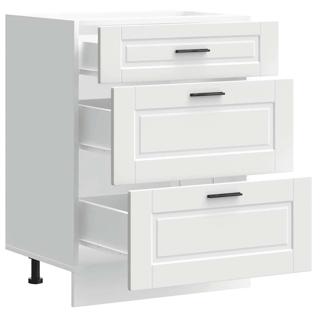 5 Vidaxl Sink Base Cabinet - White, 5 of 10