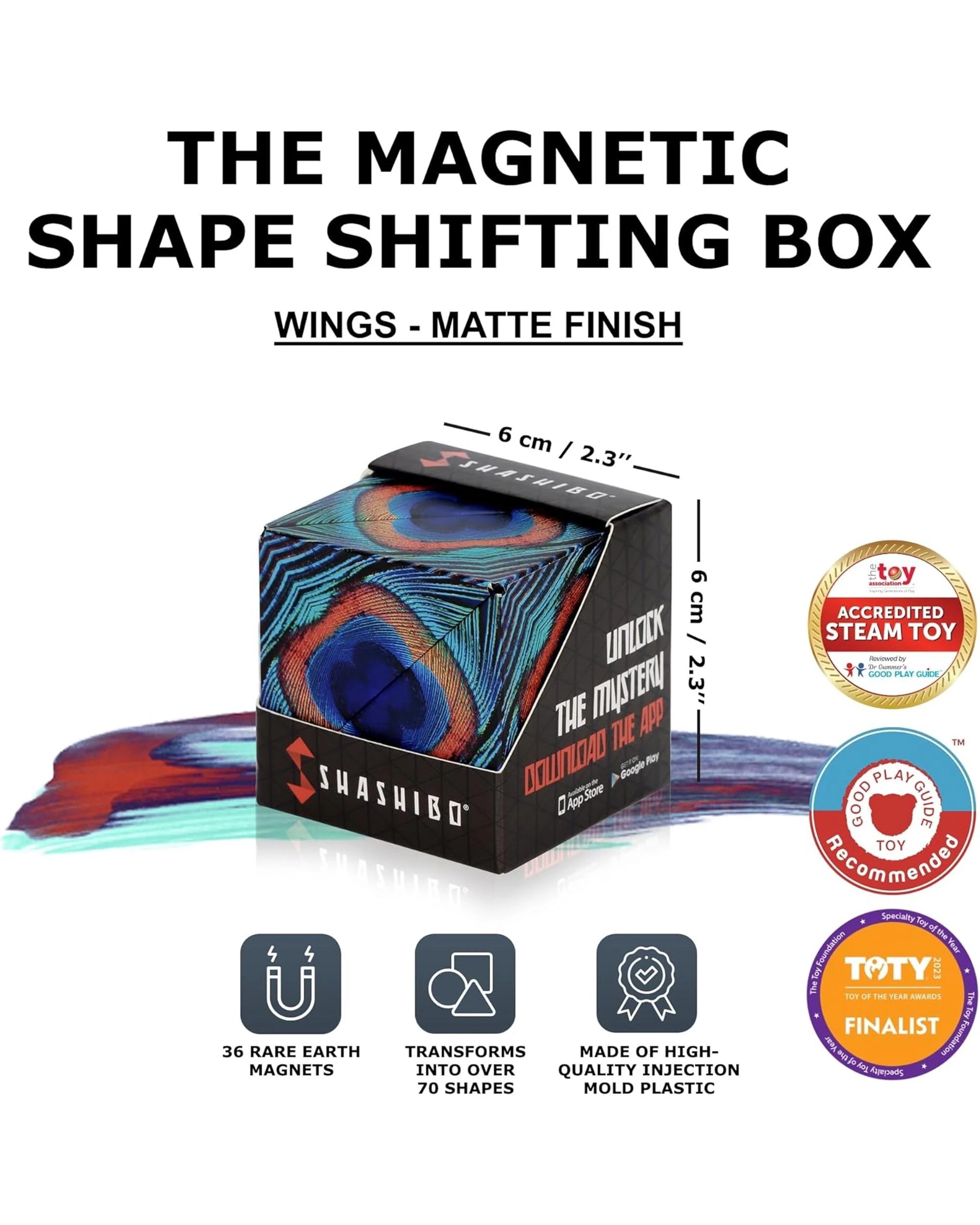 2 Shashibo Shape Shifting Box - Wings, 2 of 6