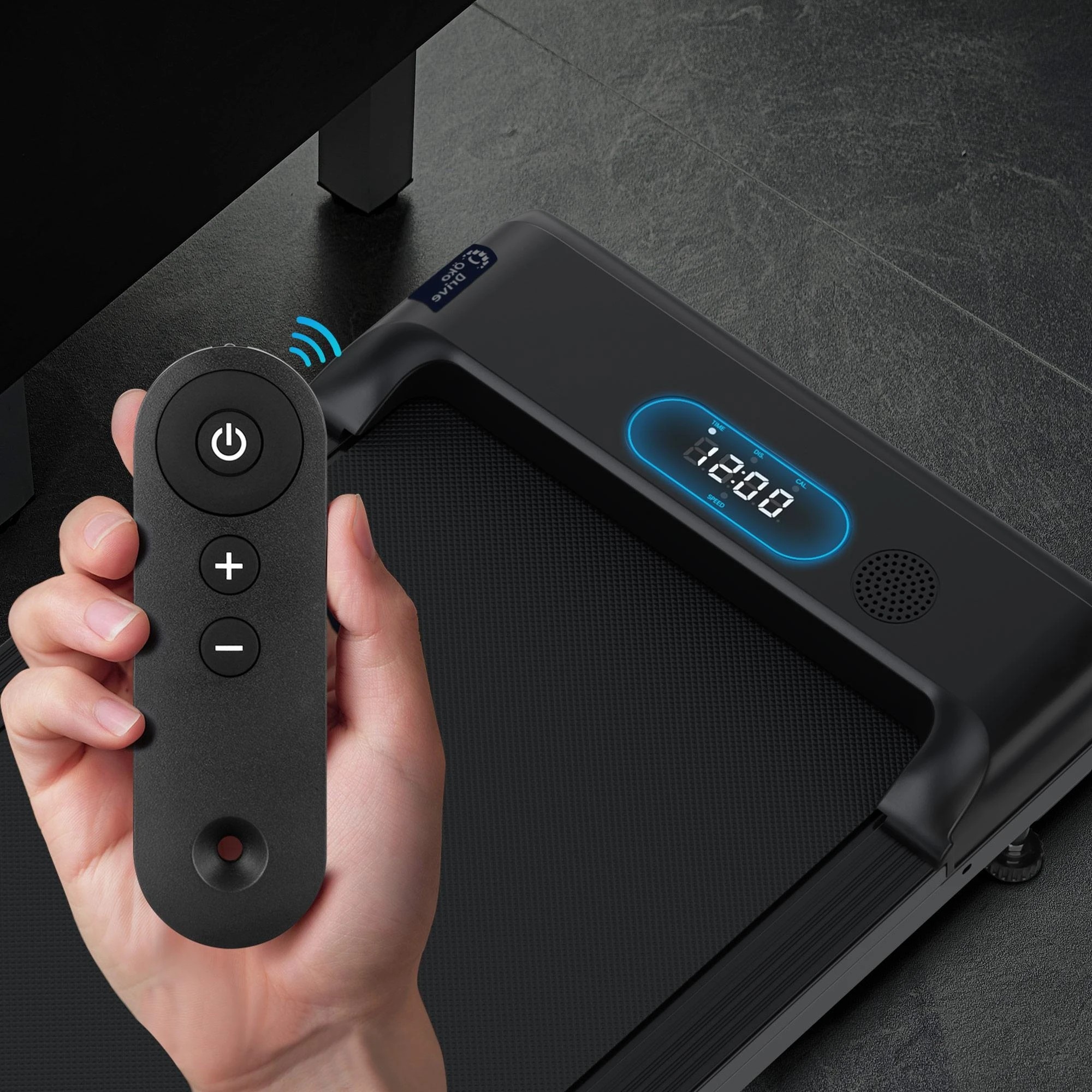 6 Black Lord Treadmill Electric Walking Pad Home Office Gym Fitness Foldable - Black, 6 of 9