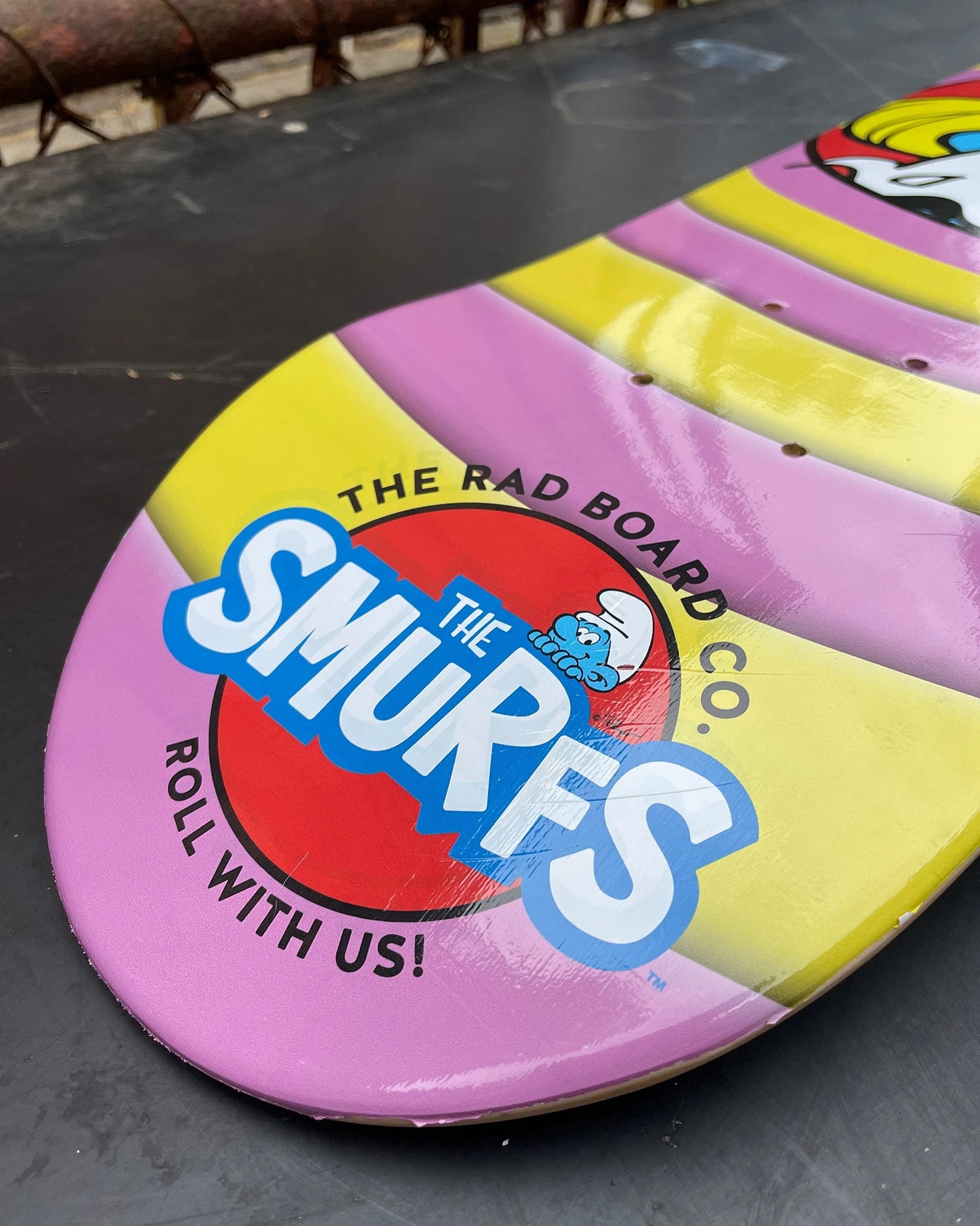 5 Rad Board Co Smurfs Skateboard Deck Smurfette Design Birch Wood 8 Inch - Multi, 5 of 6