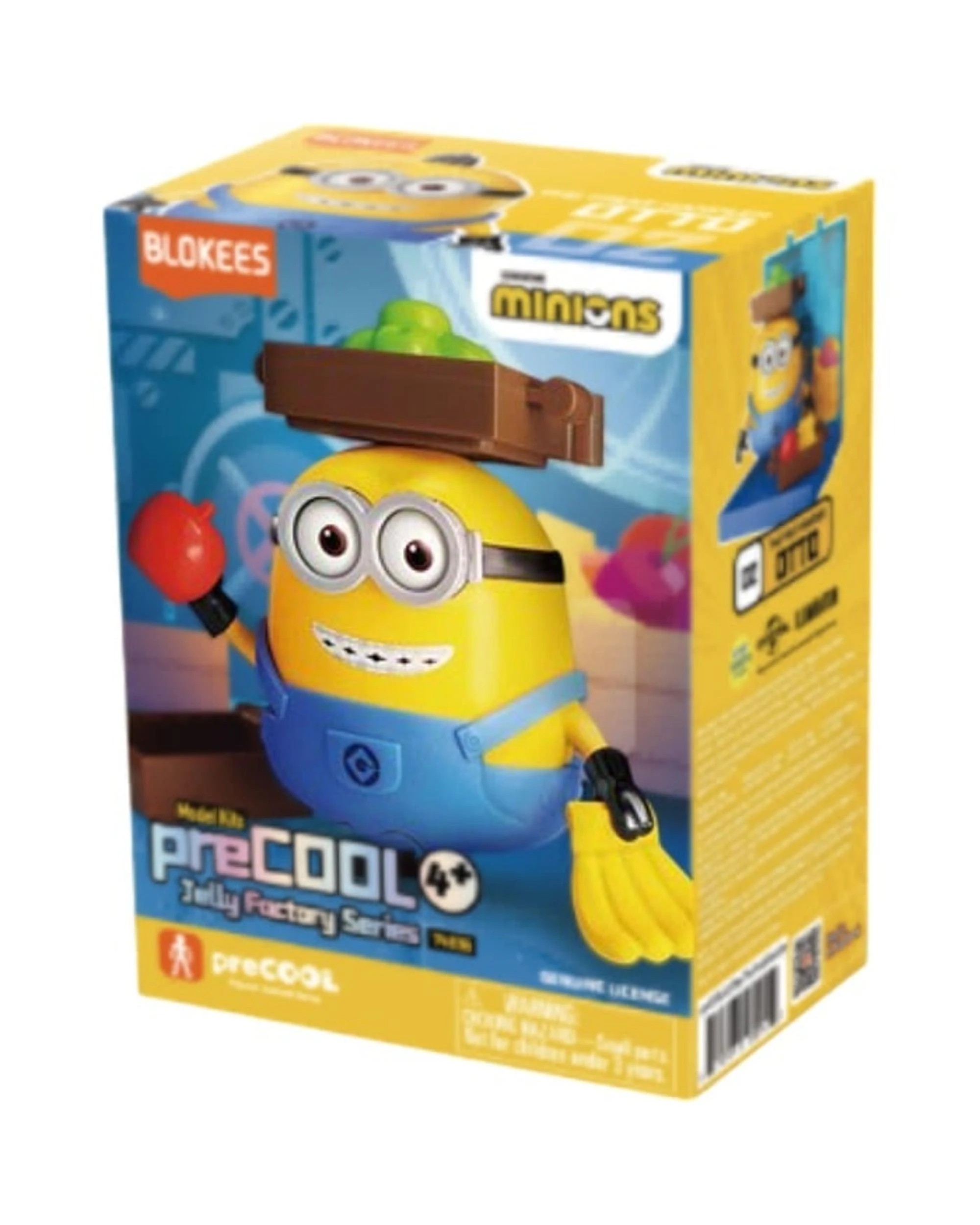 6 Blokees PreCOOL Jolly Factory Series Minions Otto the Fruit Handler Model Kit, 6 of 6