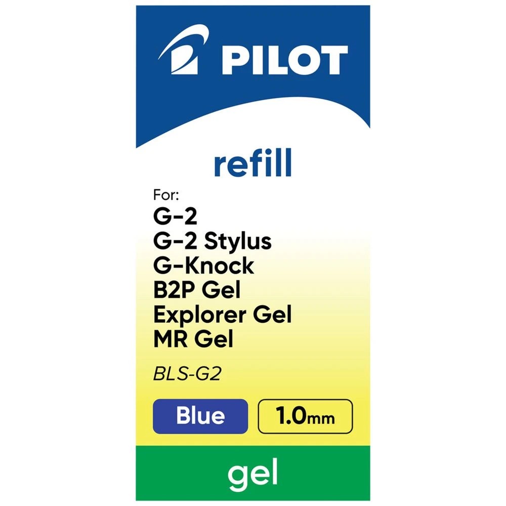 3 PILOT G2 Gel Pen Ink Refill 1mm Blue, 3 of 6