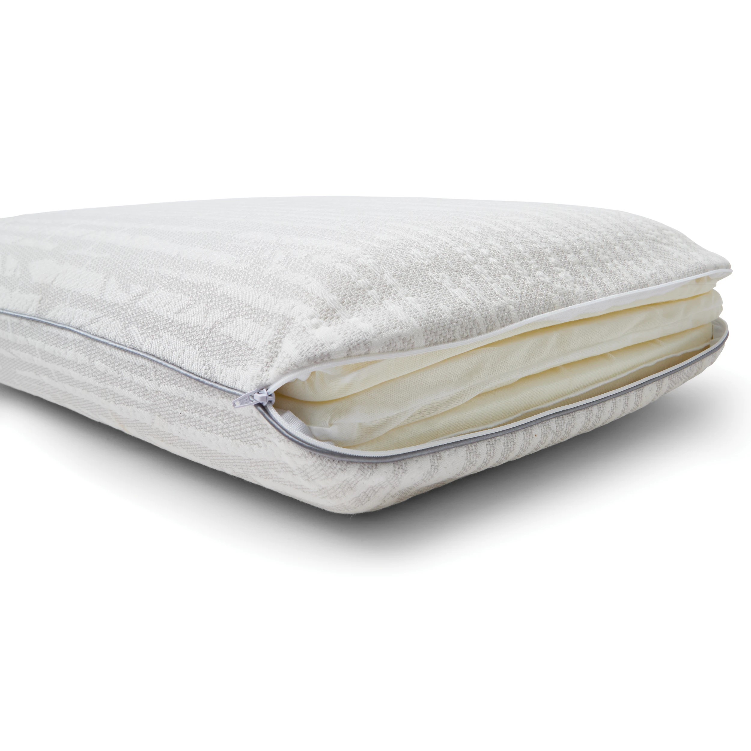 6 Adjustable Memory Foam Pillow - Medium Profile, White, 6 of 7
