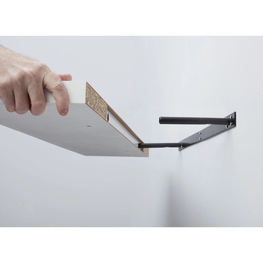 2 Horsen Floating Shelf 1100mm White Shelves Home Office Storage, 2 of 4