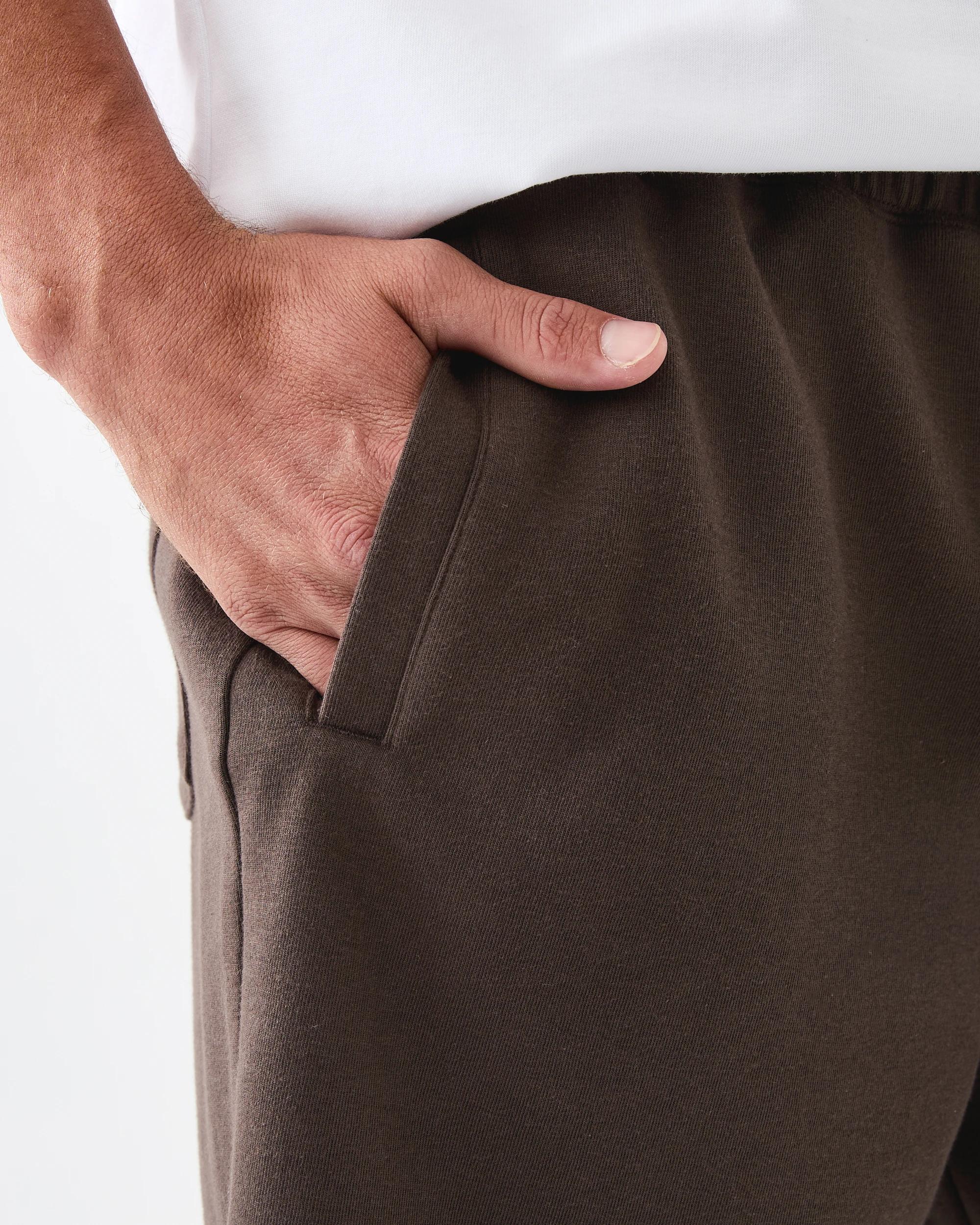 6 Baggy Interlock Shorts Brn Mulch, 6 of 7