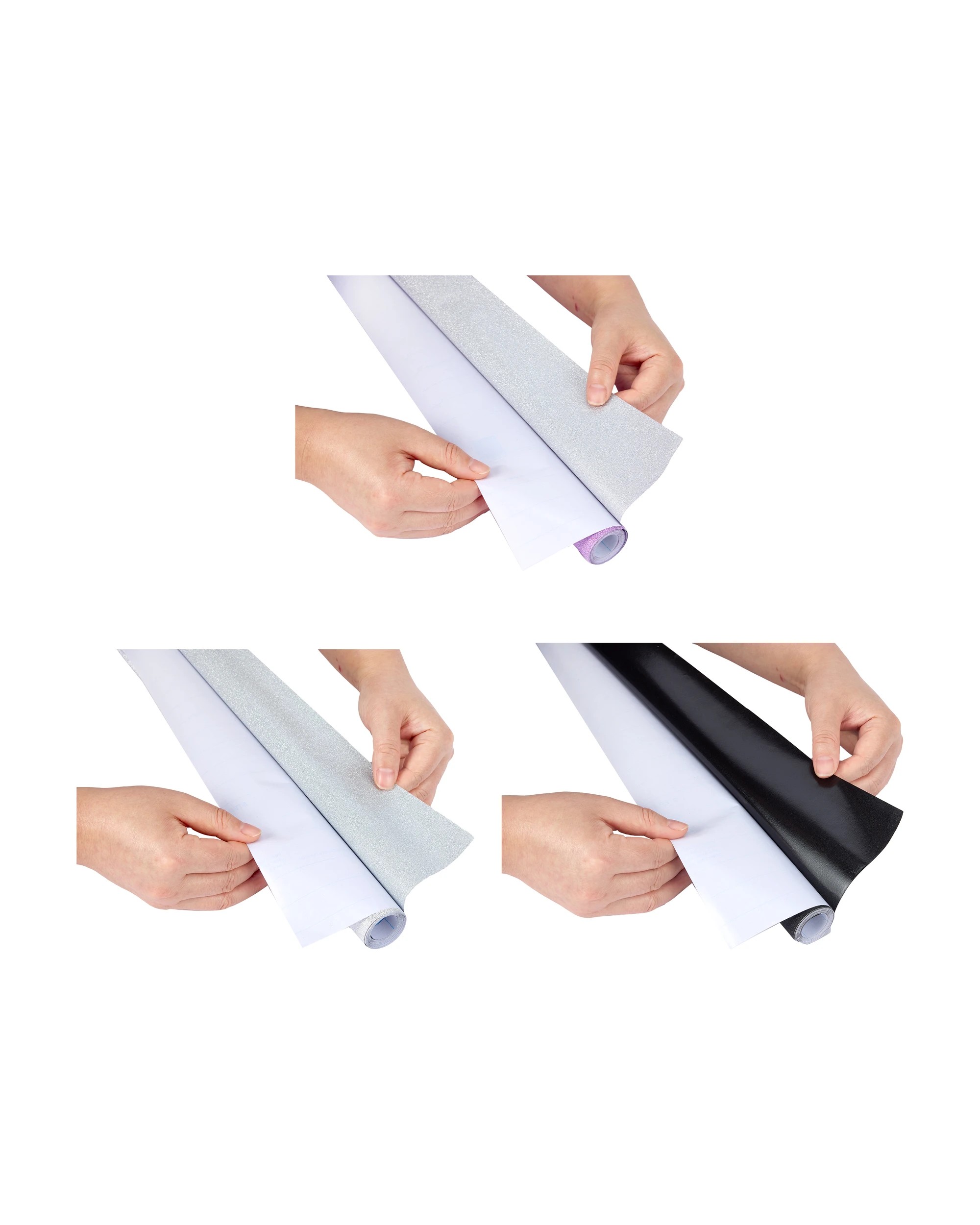 4 Self Adhesive Book Cover - Glitter, Assorted, 4 of 5