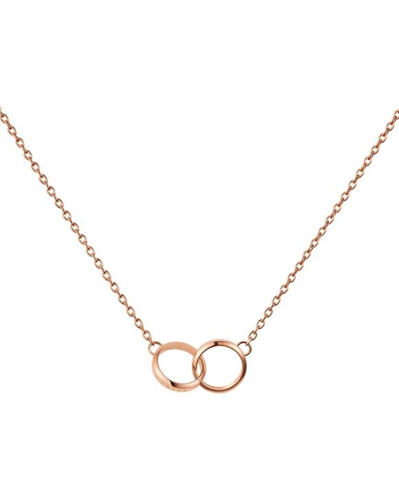 Daniel Wellington Elan Unity Necklace Rose Gold Stainless Steel Jewellery - Gold