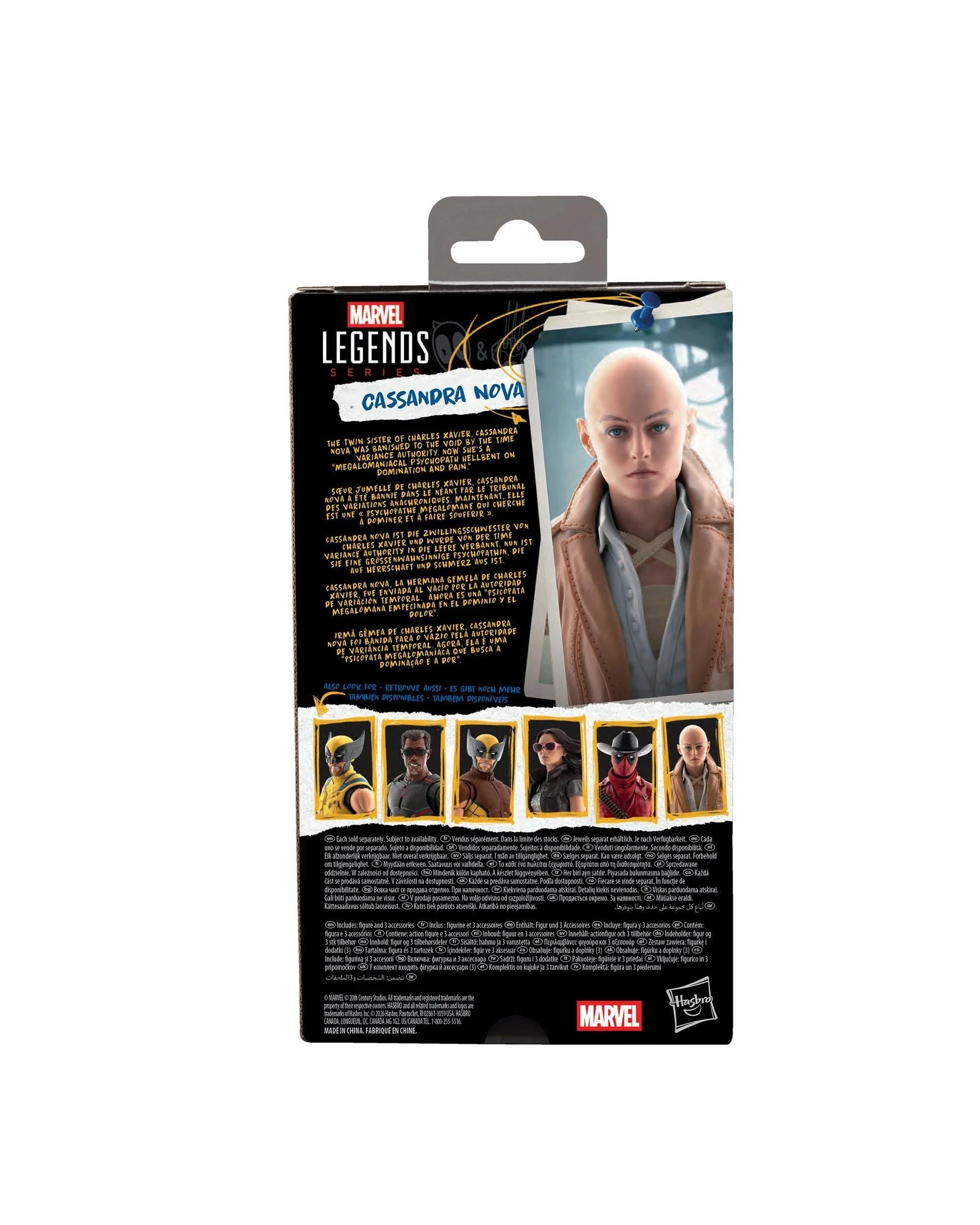 6 Marvel Legends Series Deadpool and Wolverine Cassandra Nova Action Figure, 6 of 6